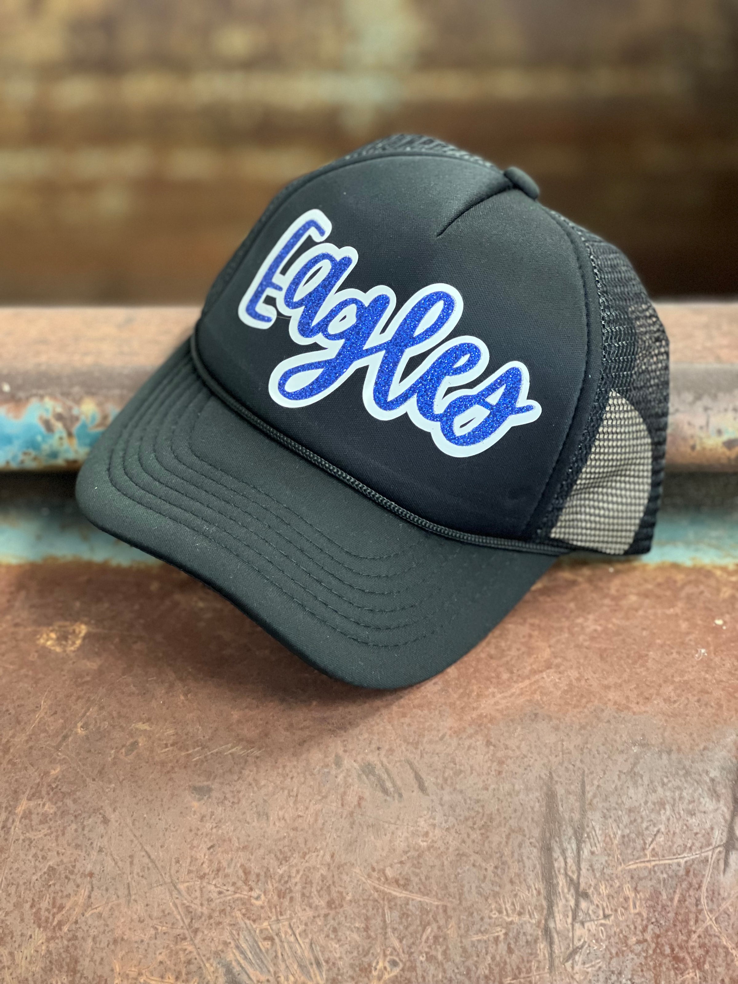 Eagles Glitter Foam Hat