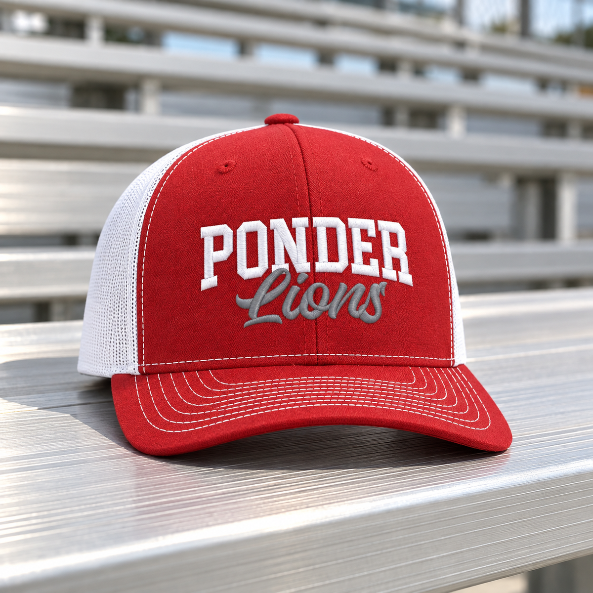 Ponder Lions Script Richardson Hat