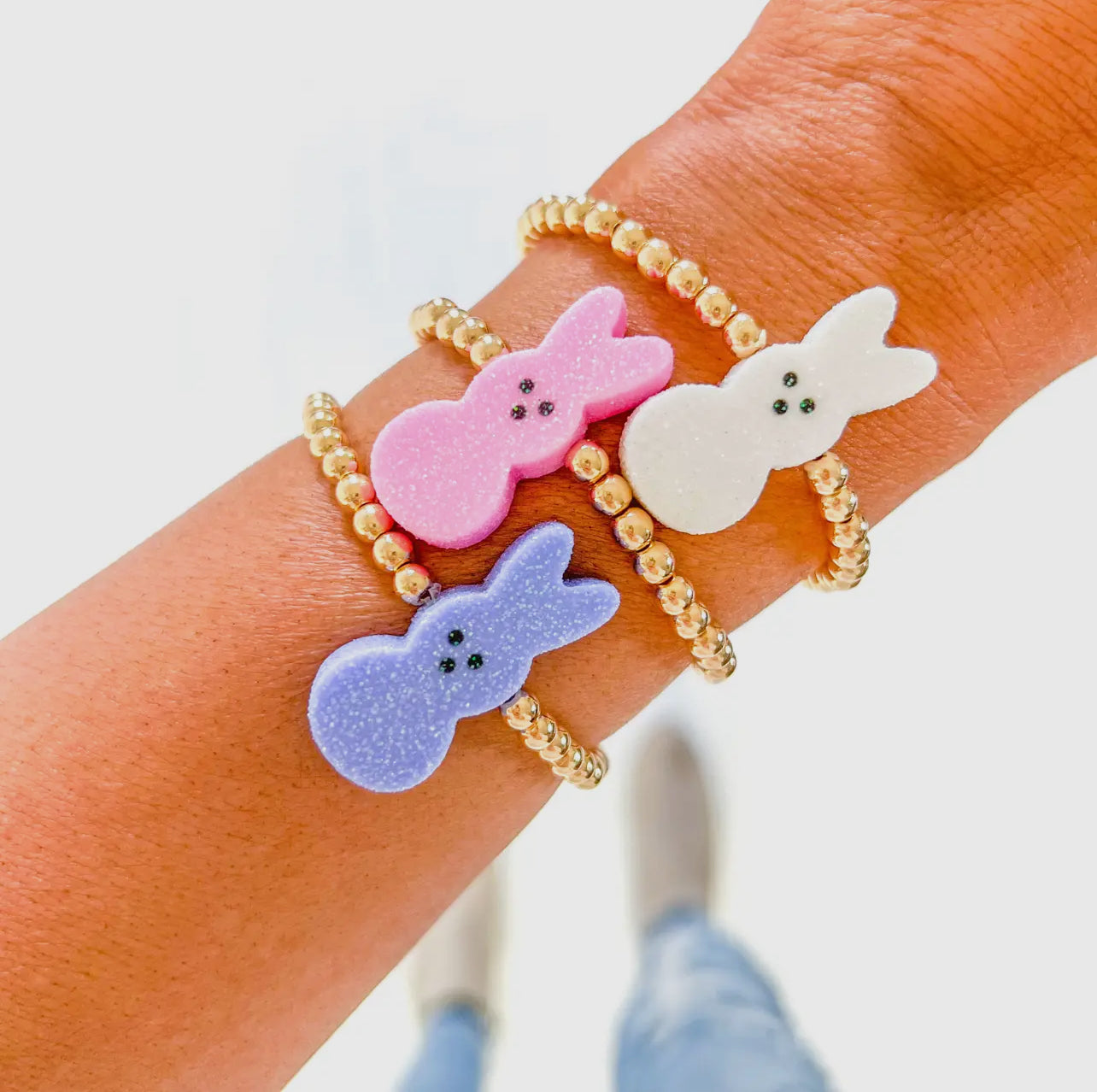 Kids Peeps Easter Bracelet