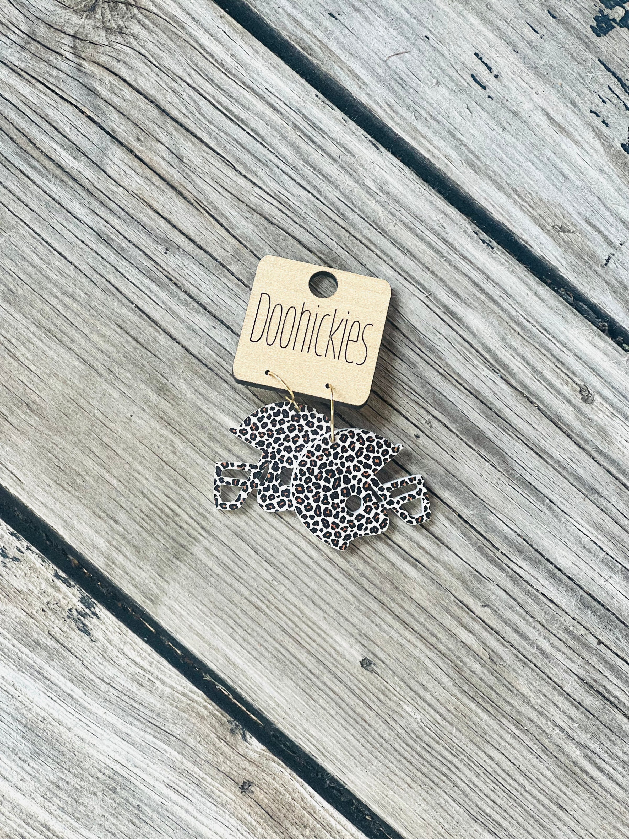 Wild Side Helmet Earrings