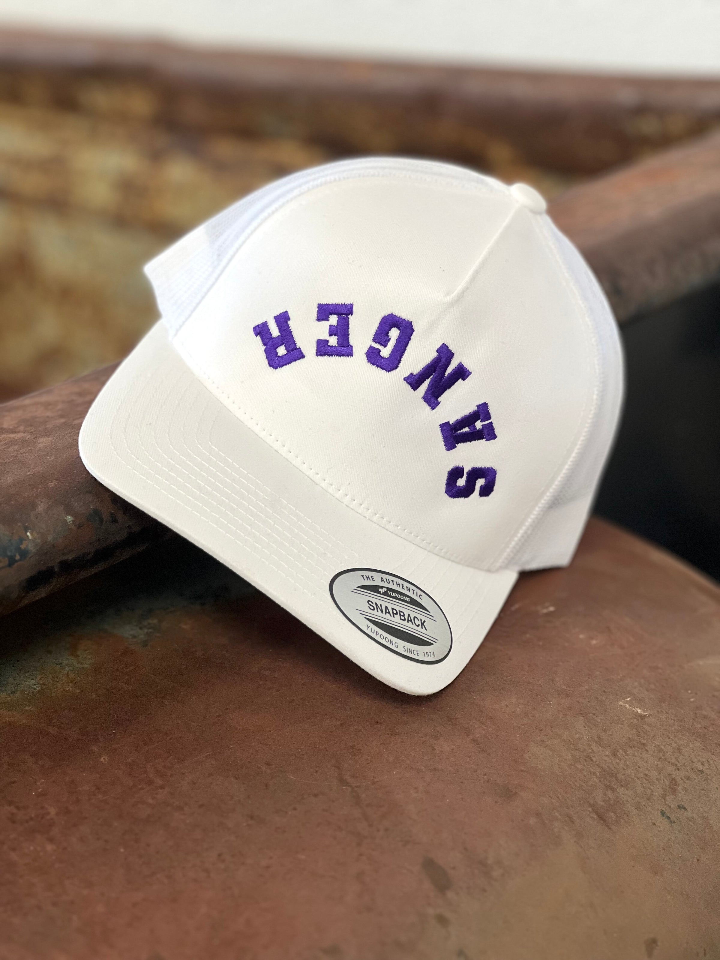 Sanger Upside Down Embroidered Hat