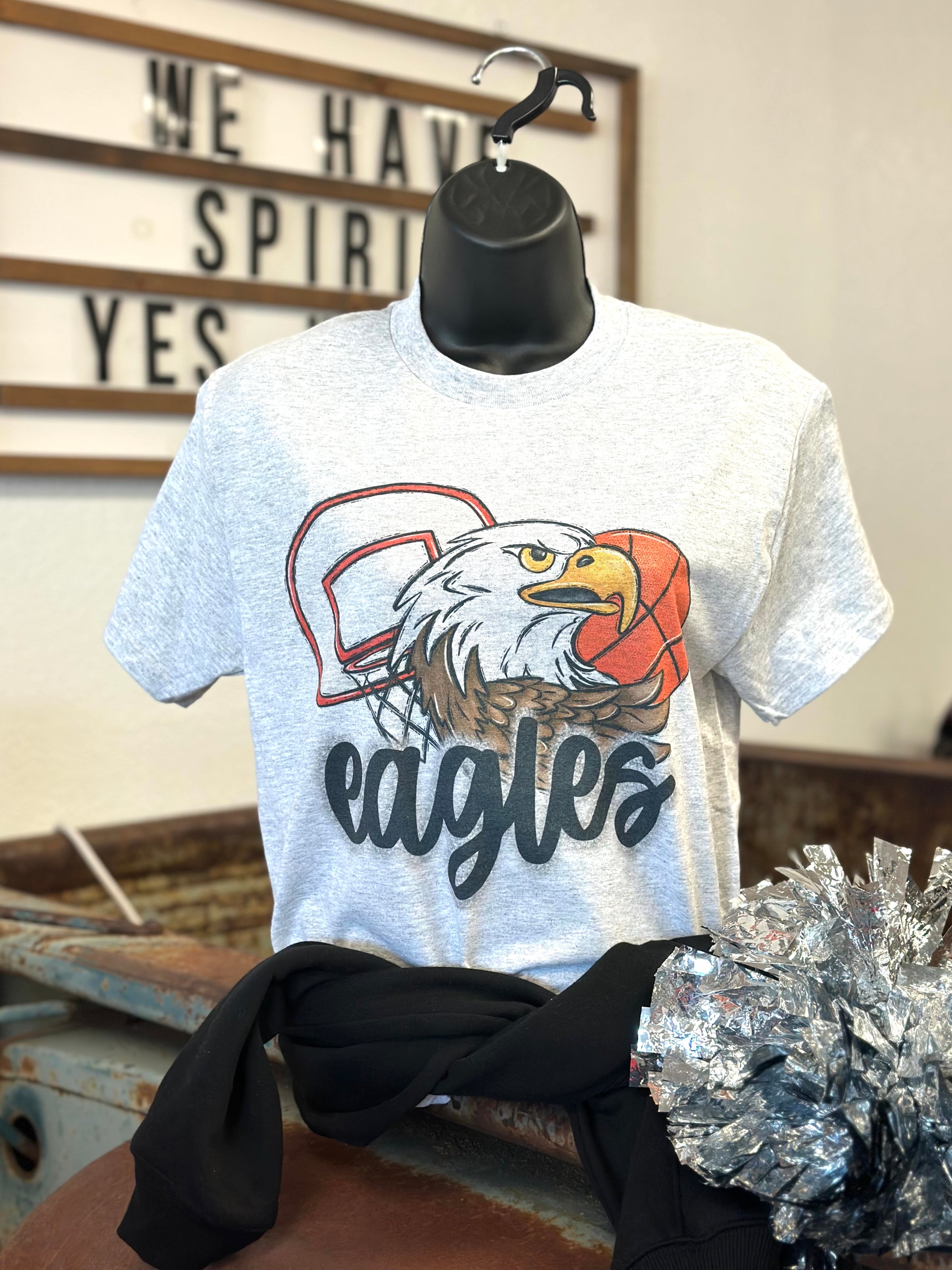 Eagles Basketball Goal Tee (Pink Friday Deal)