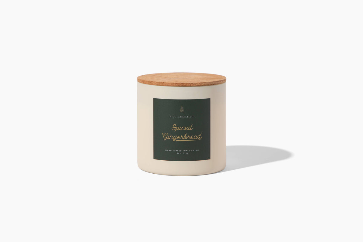 Spiced Gingerbread Holiday Soy Candle 14 oz | Ginger, Nutmeg