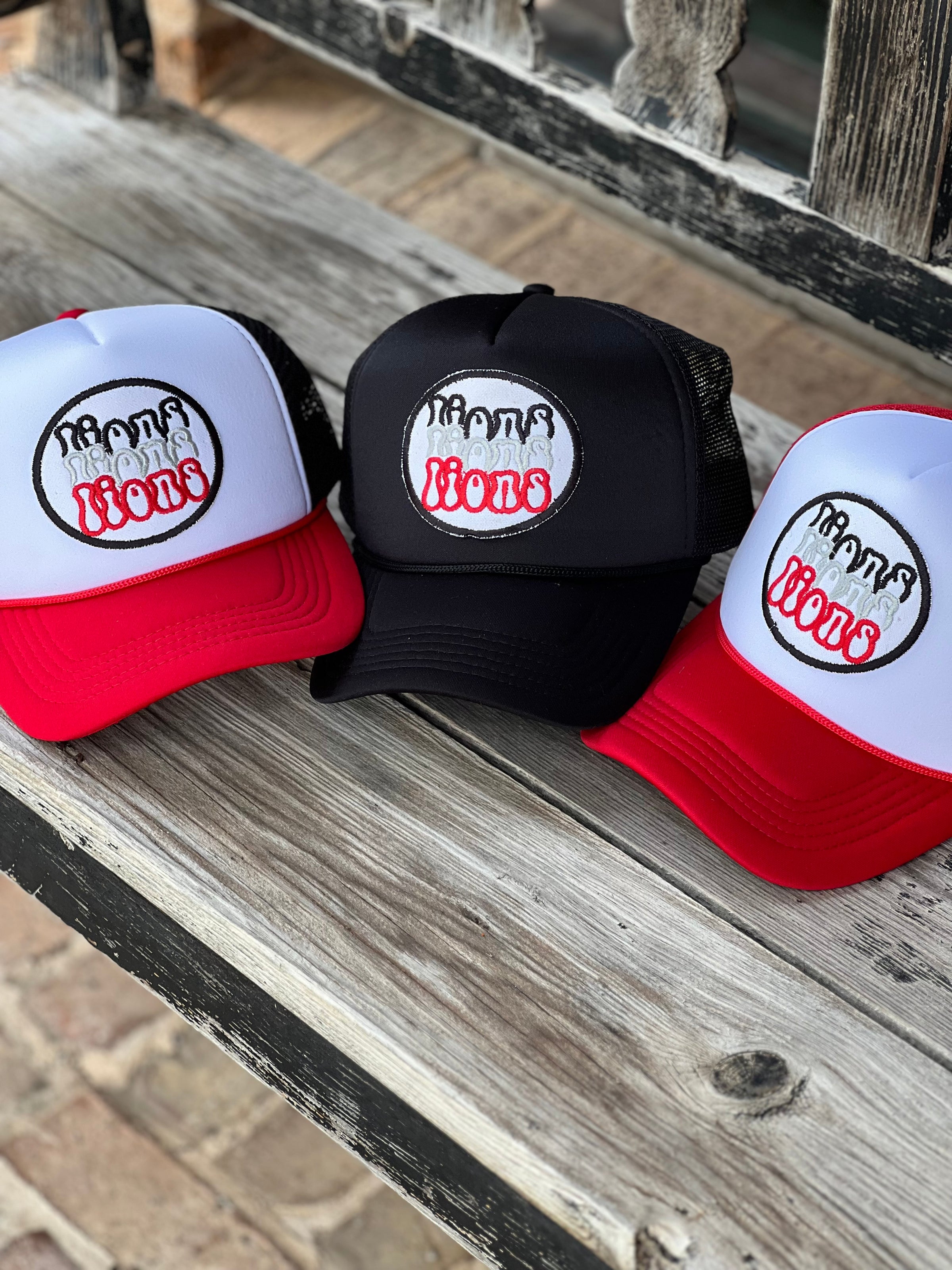Lions Ombre Font Foam Hat