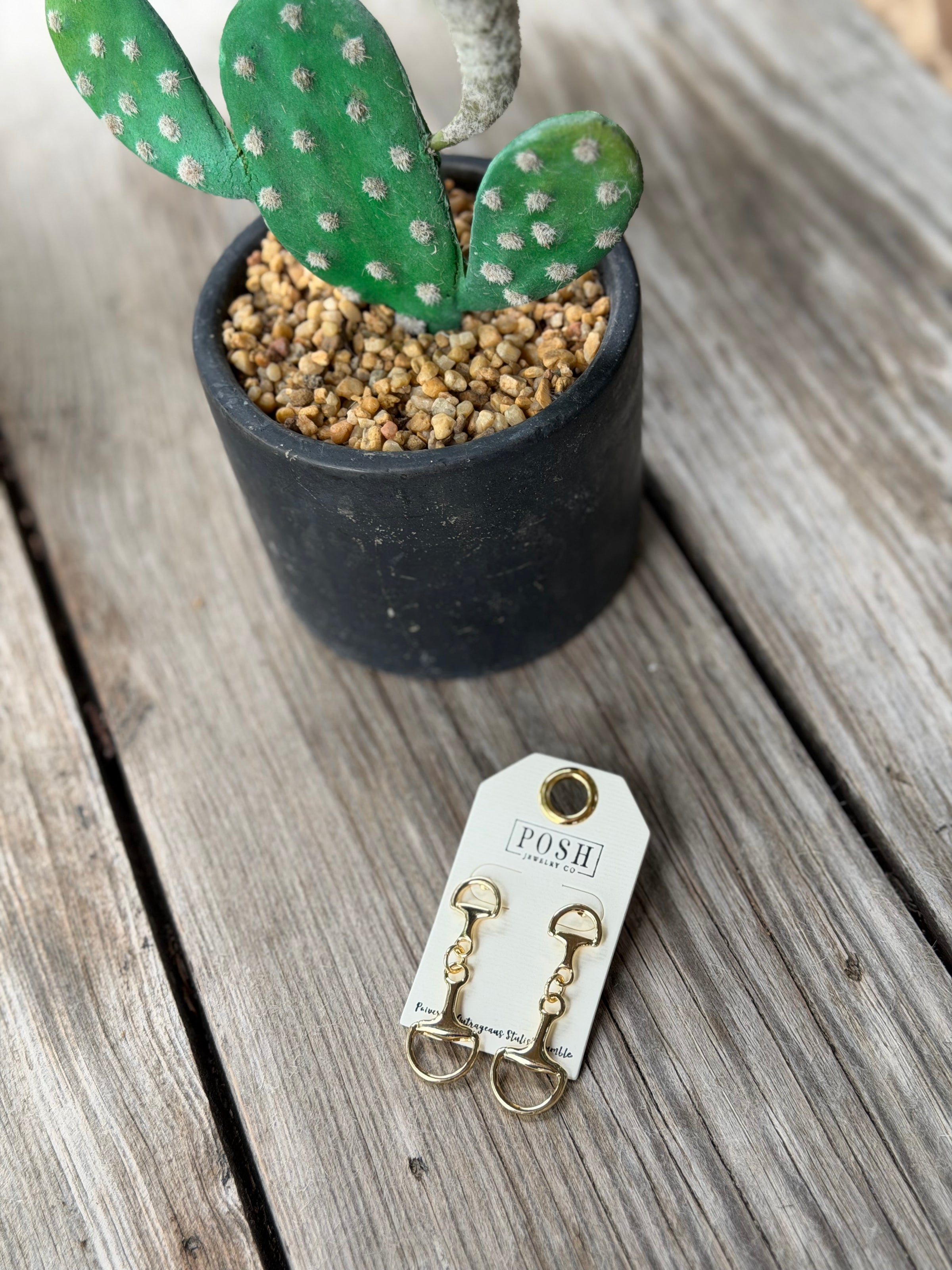 Equestrian Charm Dangle Earring