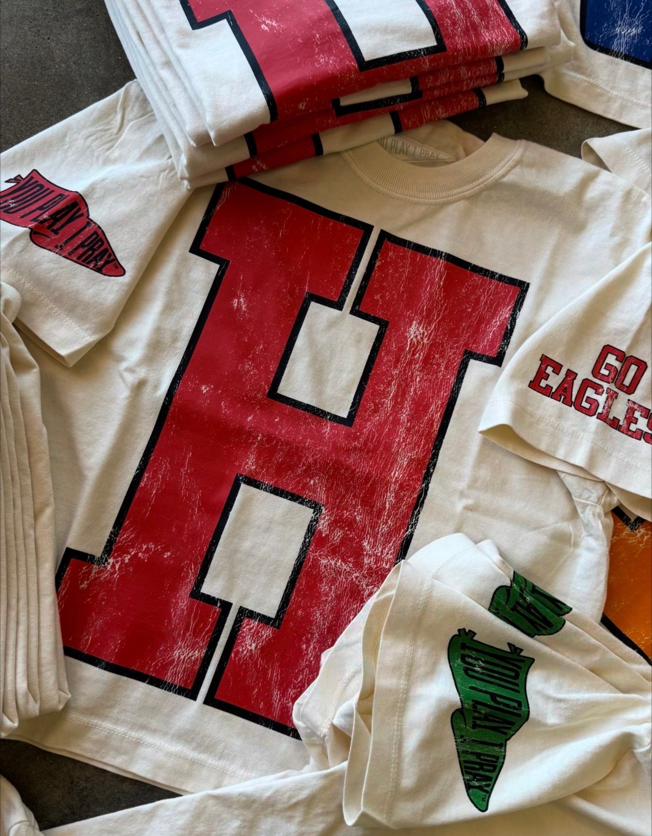 PREORDER | Custom Fan Boxy Tee (Cream or Pepper) *Must Add Notes & Add Ons
