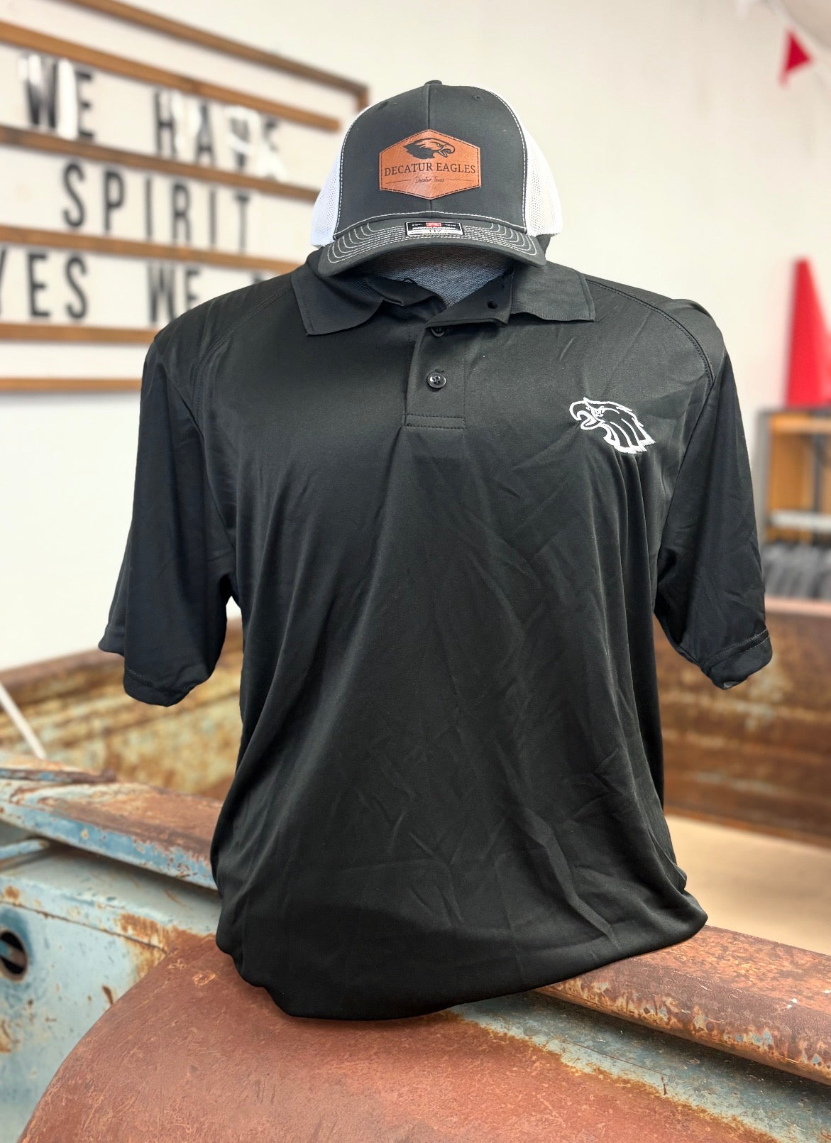 Eagle Logo Embroidered Polo