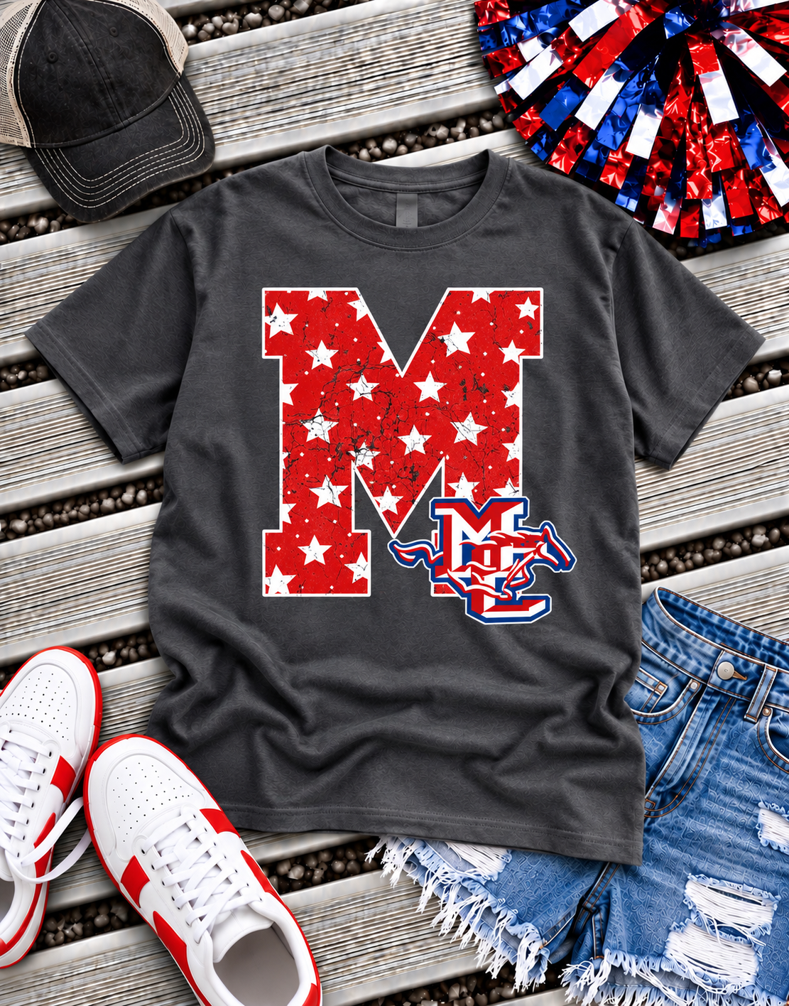 PREORDER | M Star Mustangs Mascot Tee