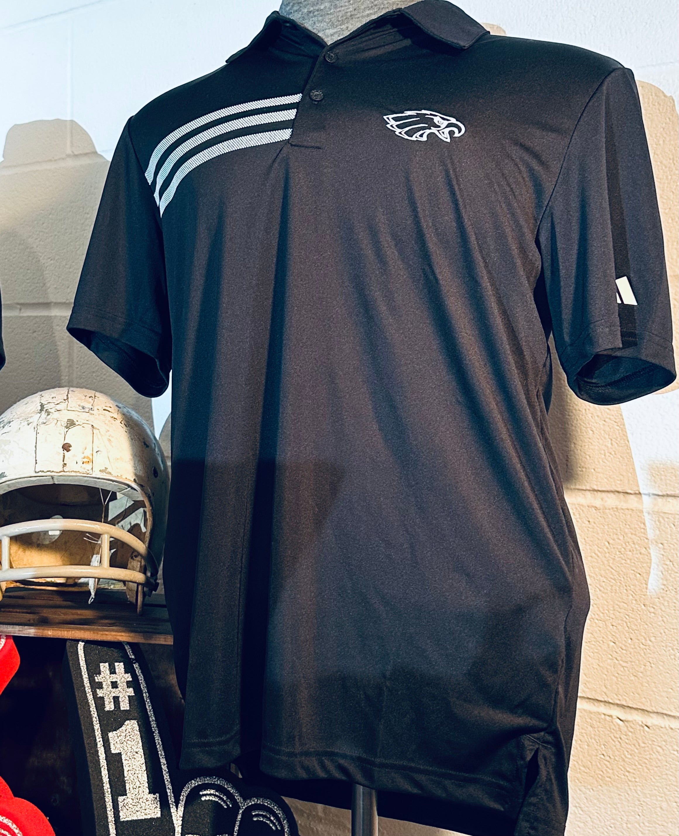 Eagles Embroidered Mascot Adidas Polo