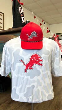 Lions White Camo Performance Hoodie