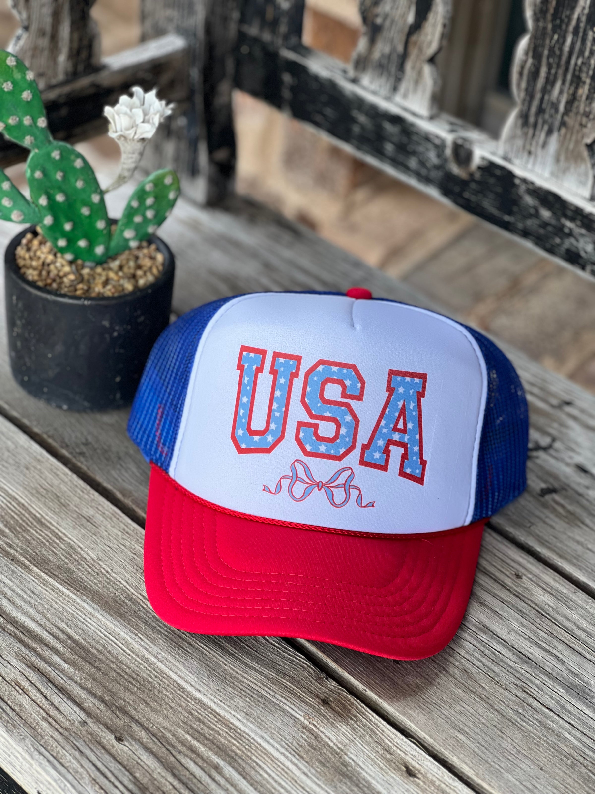 USA Bow Foam Hat