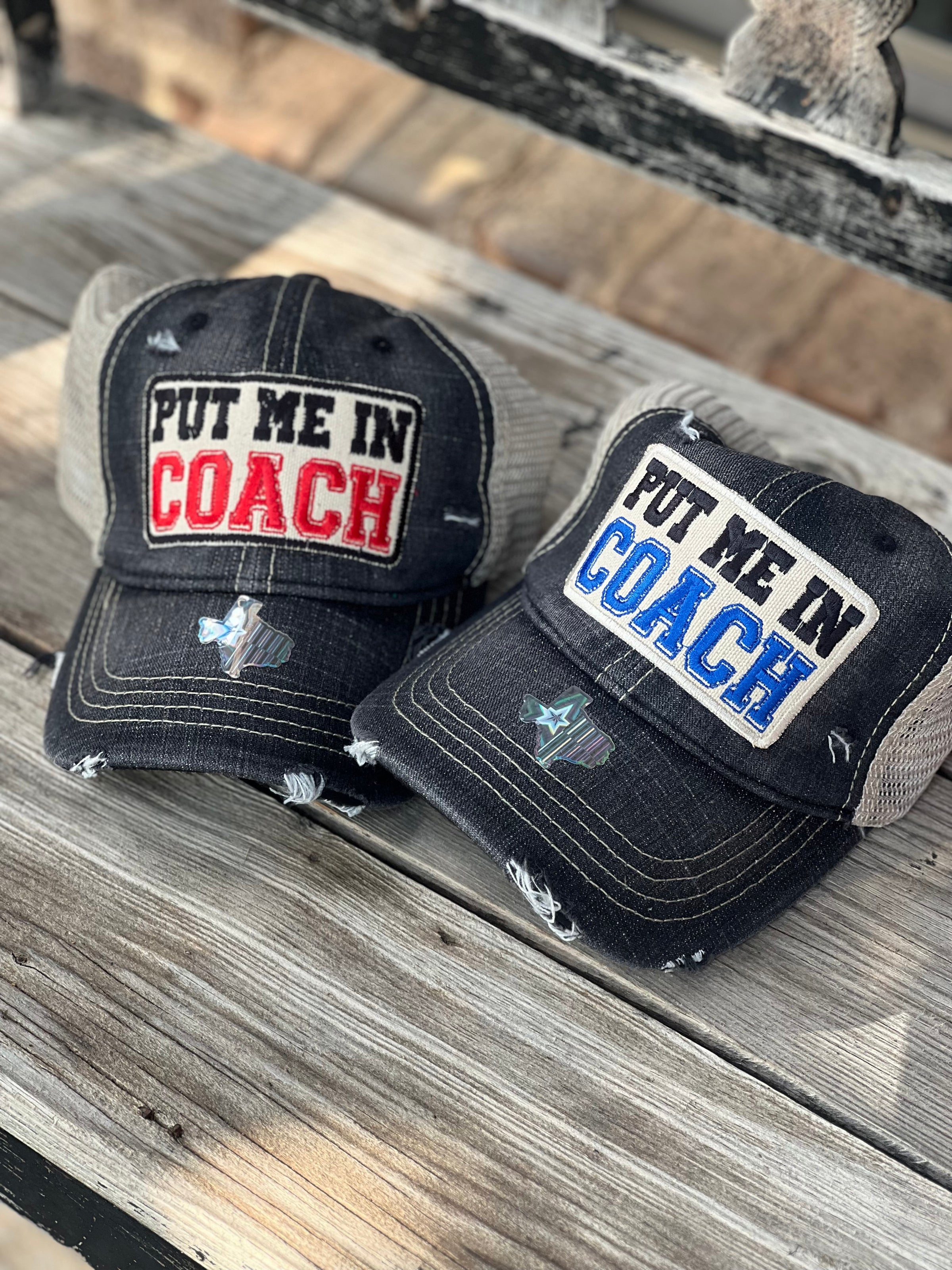 Put Me in Coach Vintage Trucker