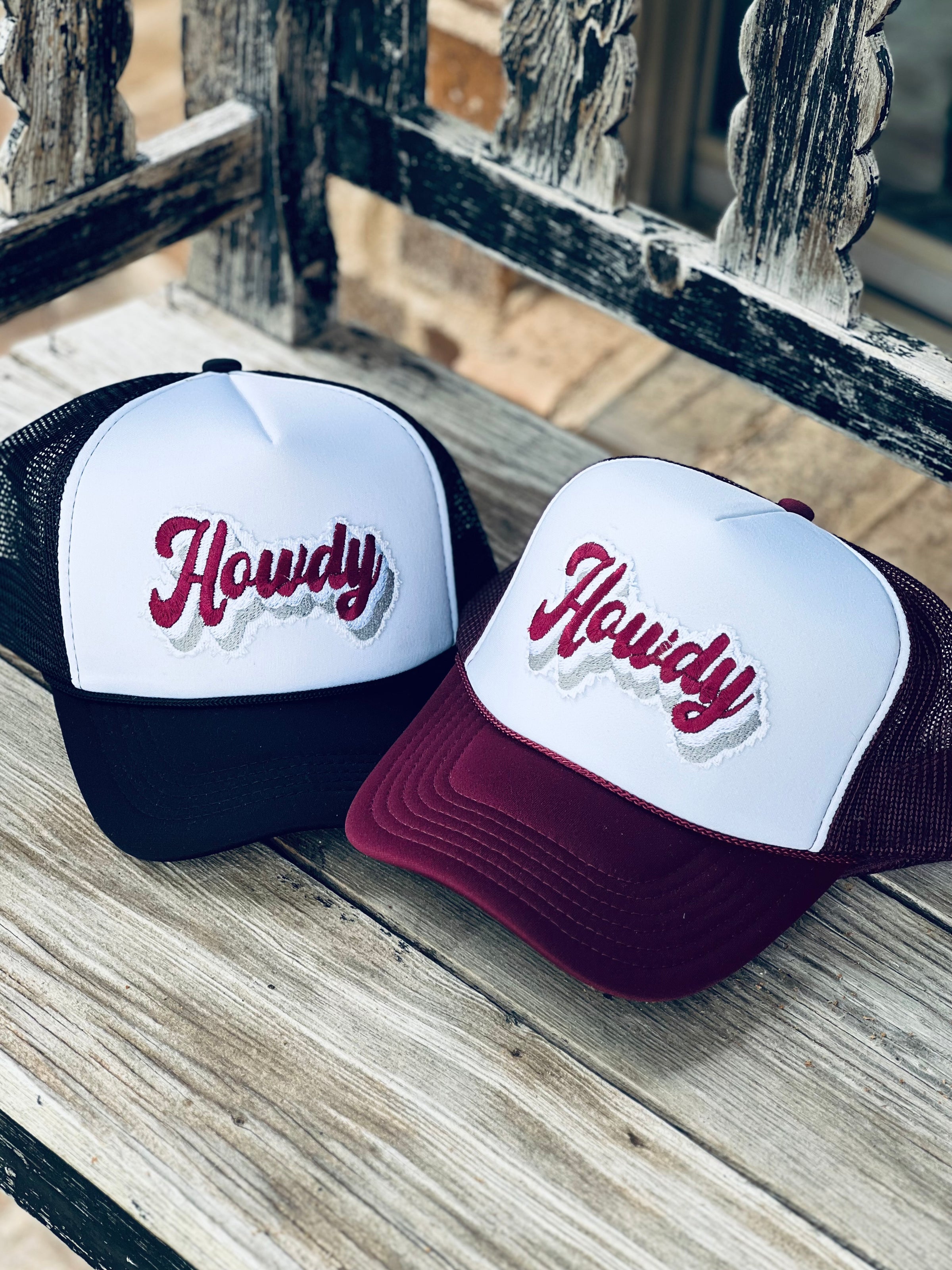 Howdy Retro Layered Patch Foam Hat