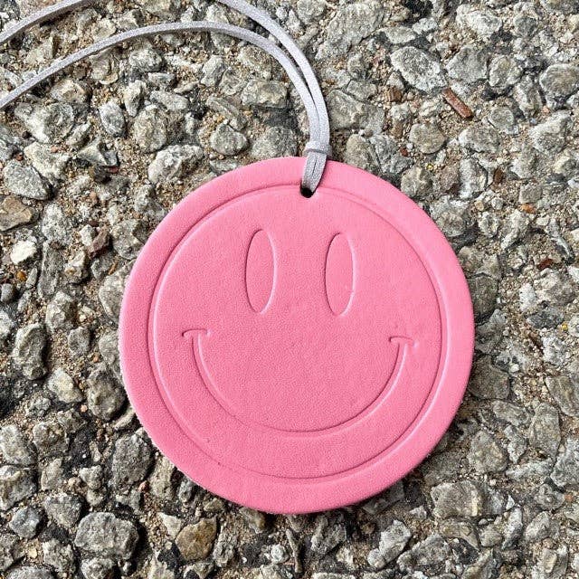 Pink Smile Car Scent Tag