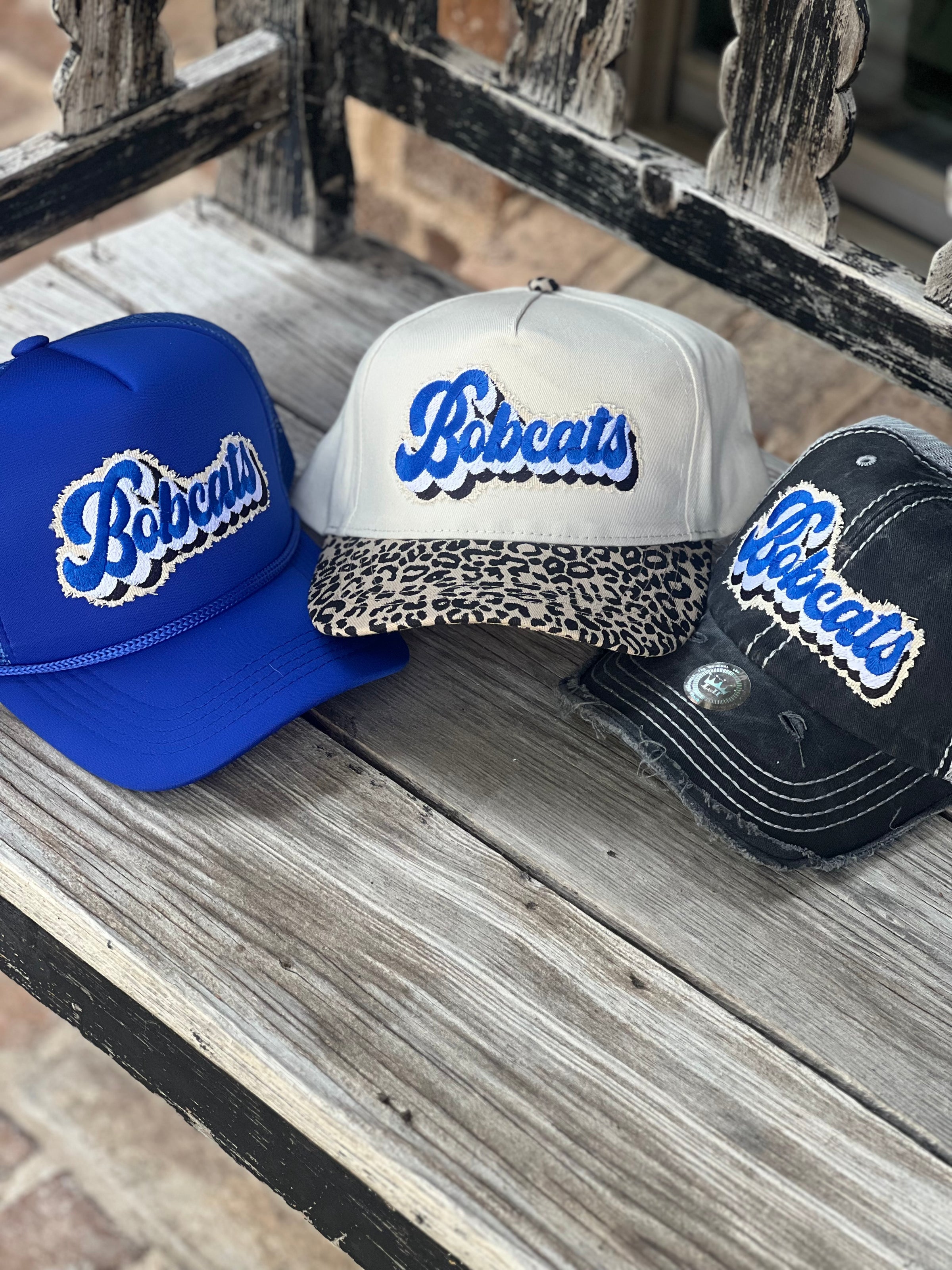Cream Shadow Bobcats Mixed Style Hats