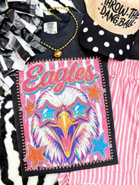 PREORDER | Custom Pink Stripe Vintage Mascot Tees