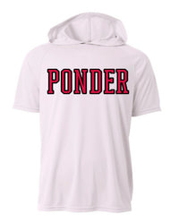 Ponder White Hooded DriFit