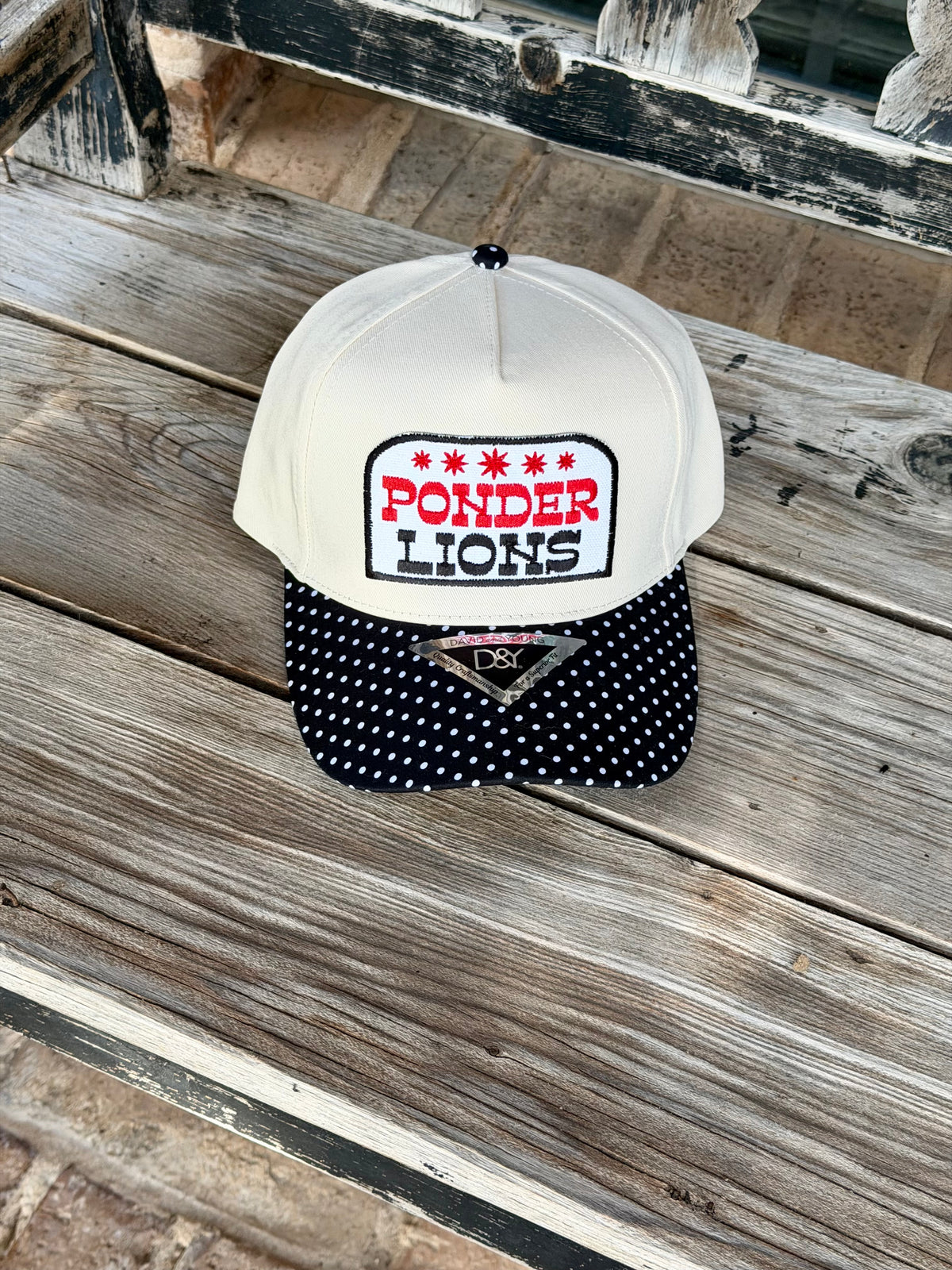 Ponder Lions Burst Patch Hat