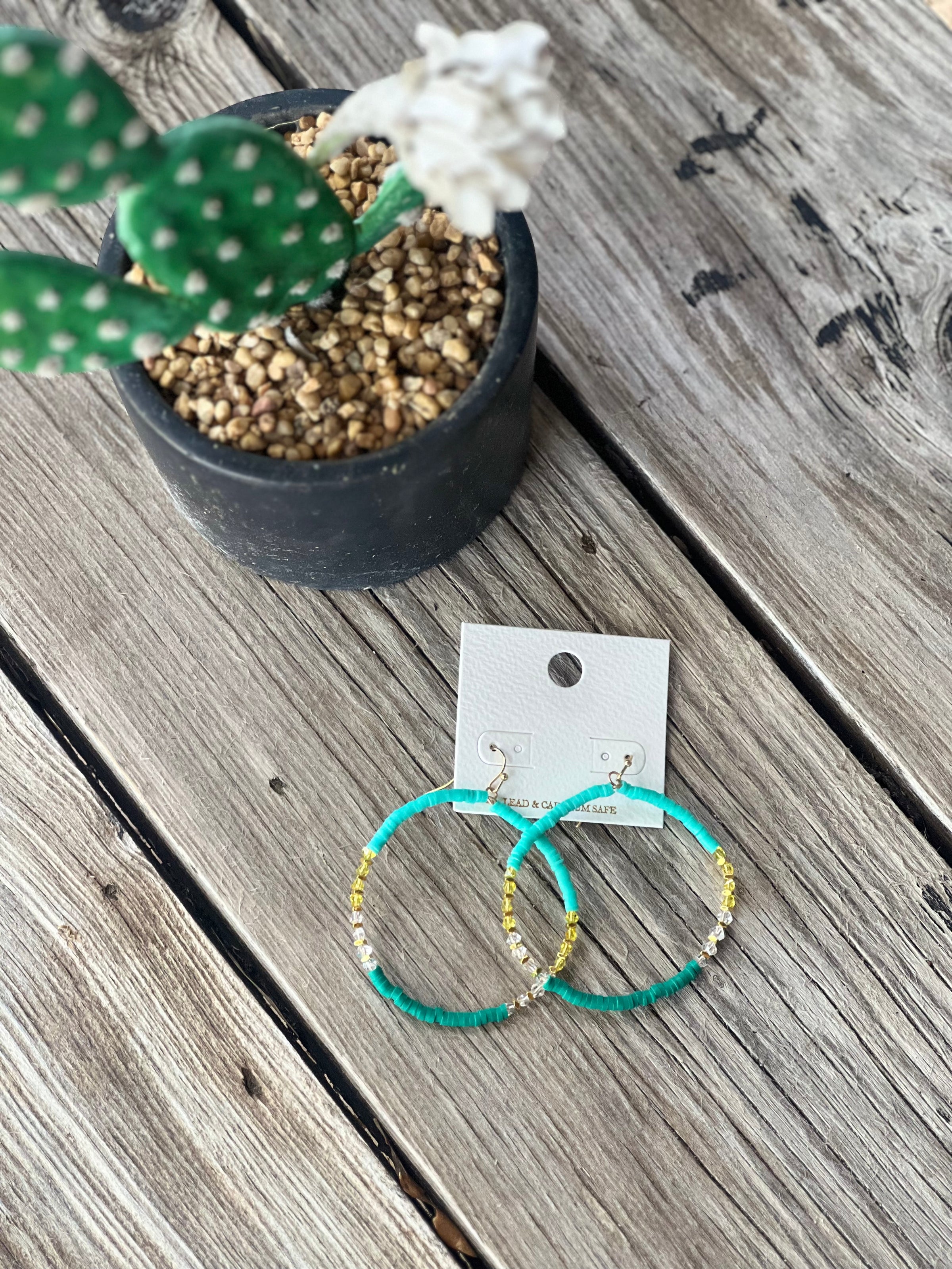 Summer Fling Mixed Bead Earrings