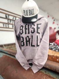 Baseball Vintage Wash Hoodie
