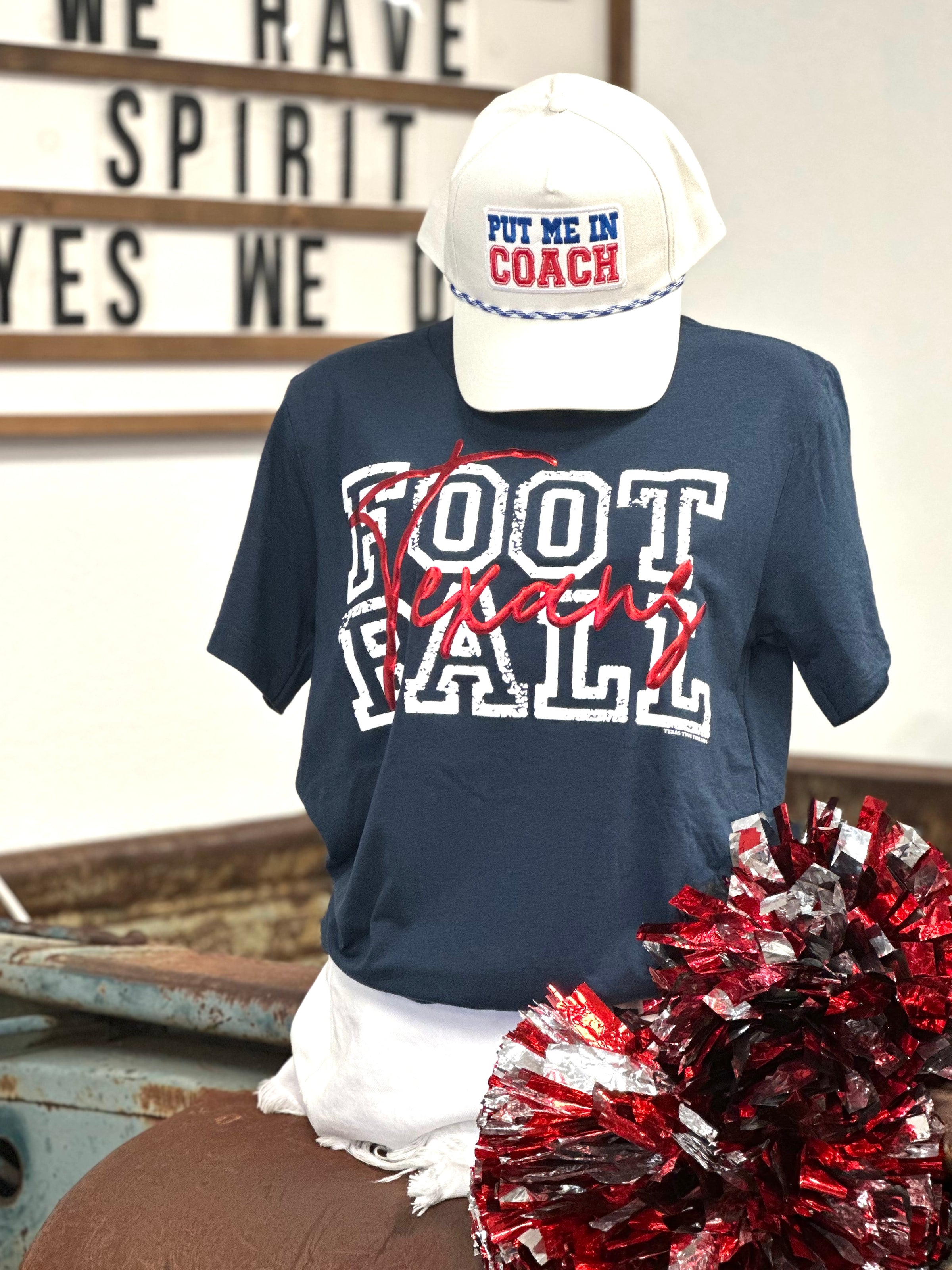 Texans Football Puff Tee