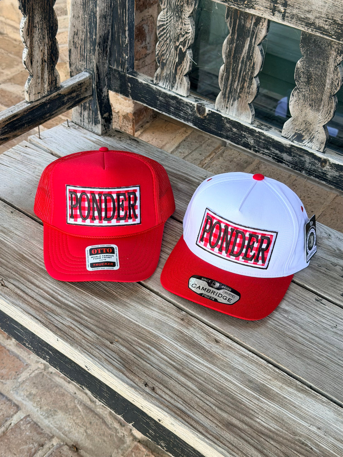 Ponder Gingham Patch Hat