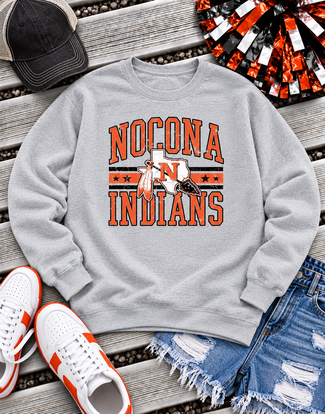 PREORDER | Nocona Indians Banner Sweatshirt