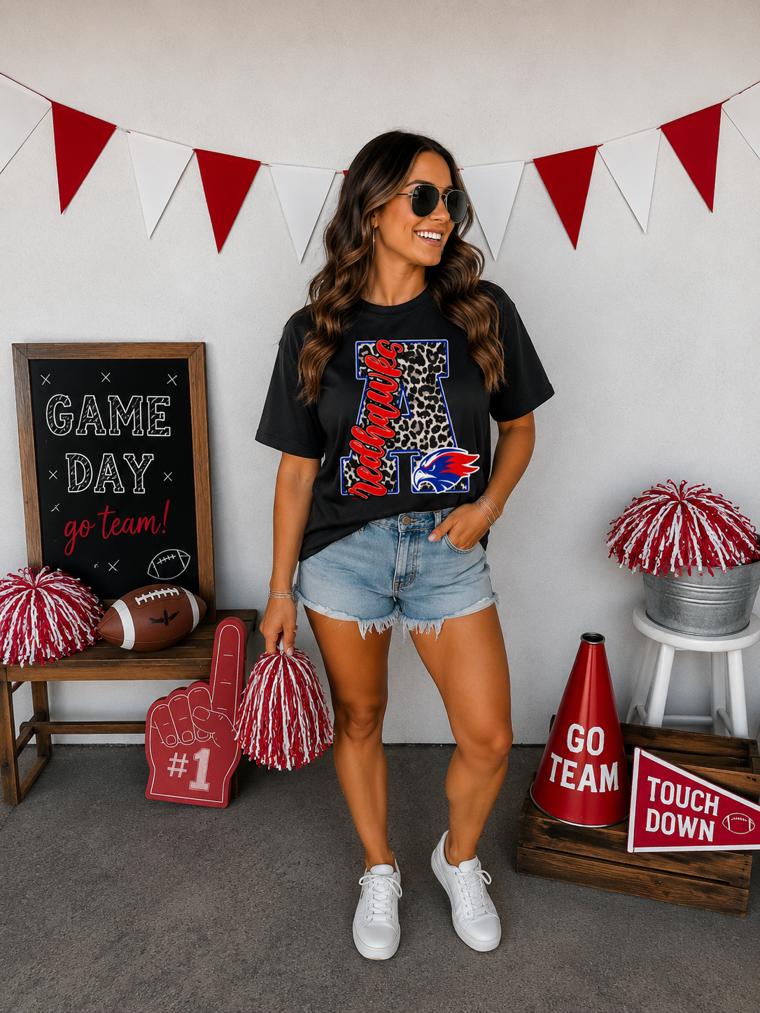 Leopard A RedHawks Tee