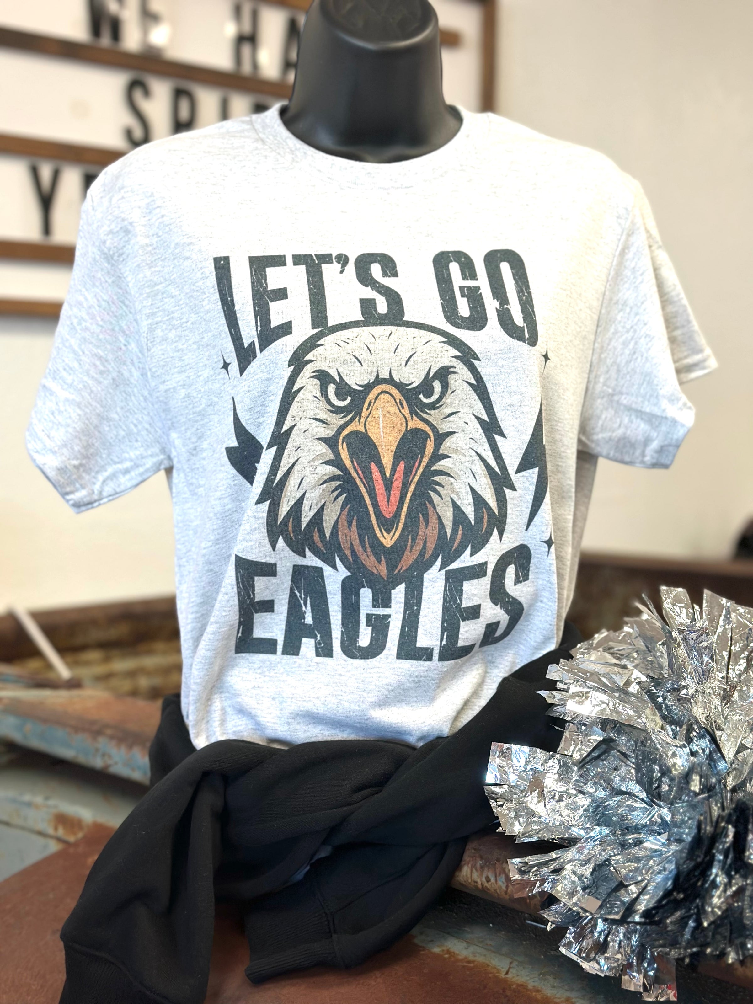 Let’s Go Eagles Vintage Tee (Pink Friday Deal)