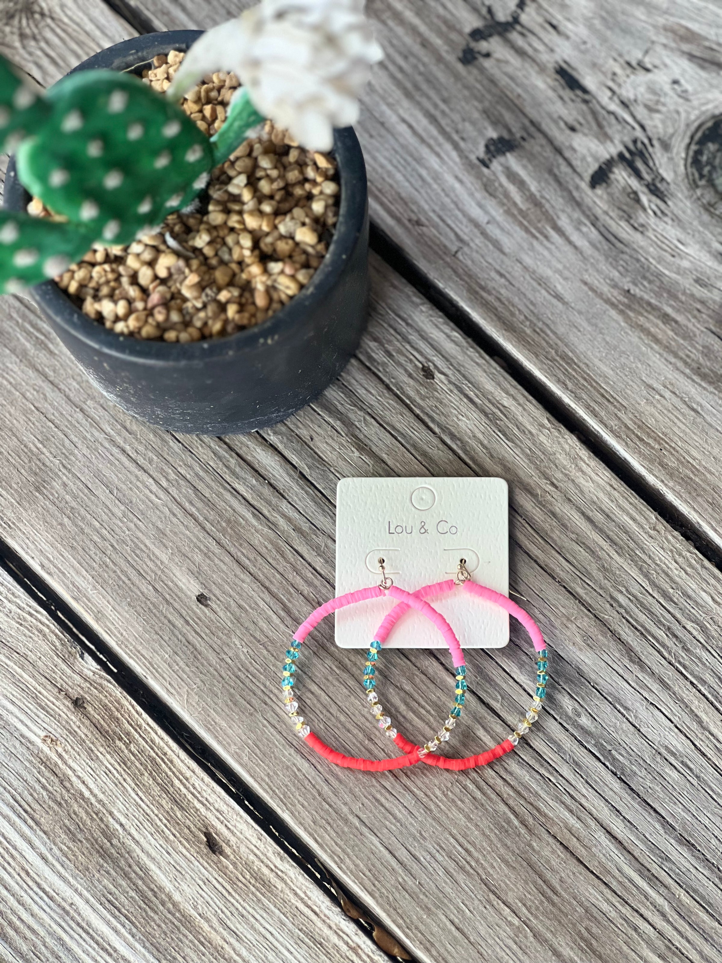 Summer Fling Mixed Bead Earrings