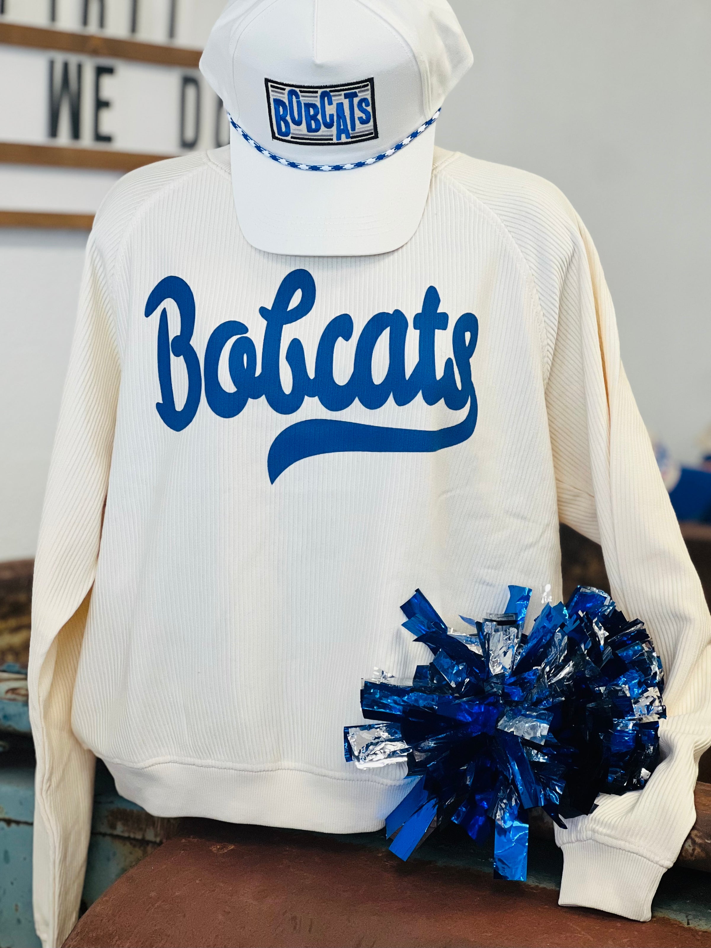 Corded Bobcats Pullover