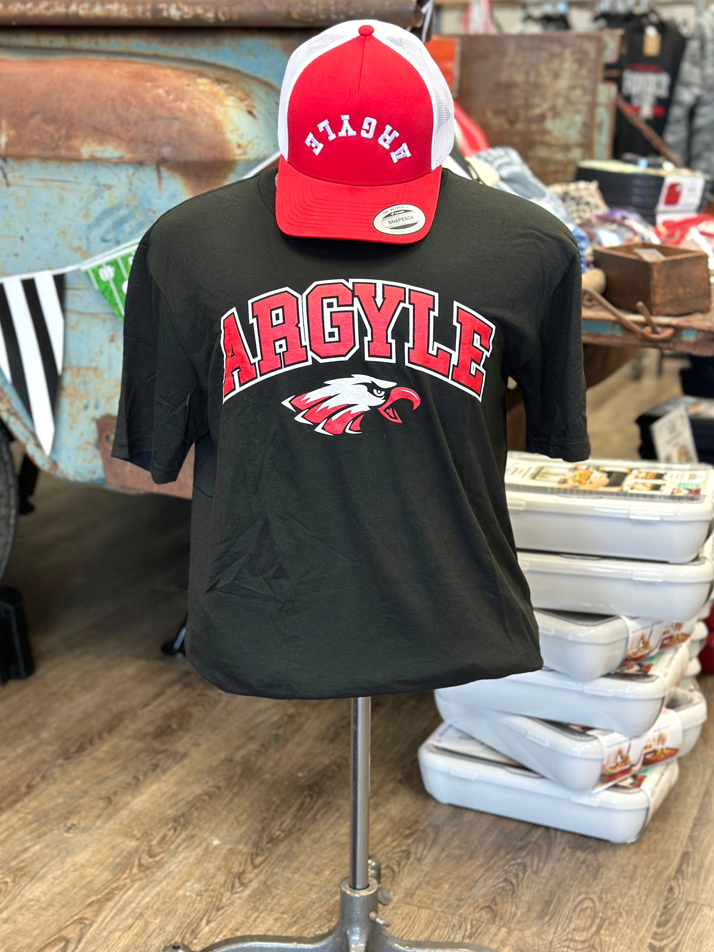 Argyle Mascot Short Sleeve Tee
