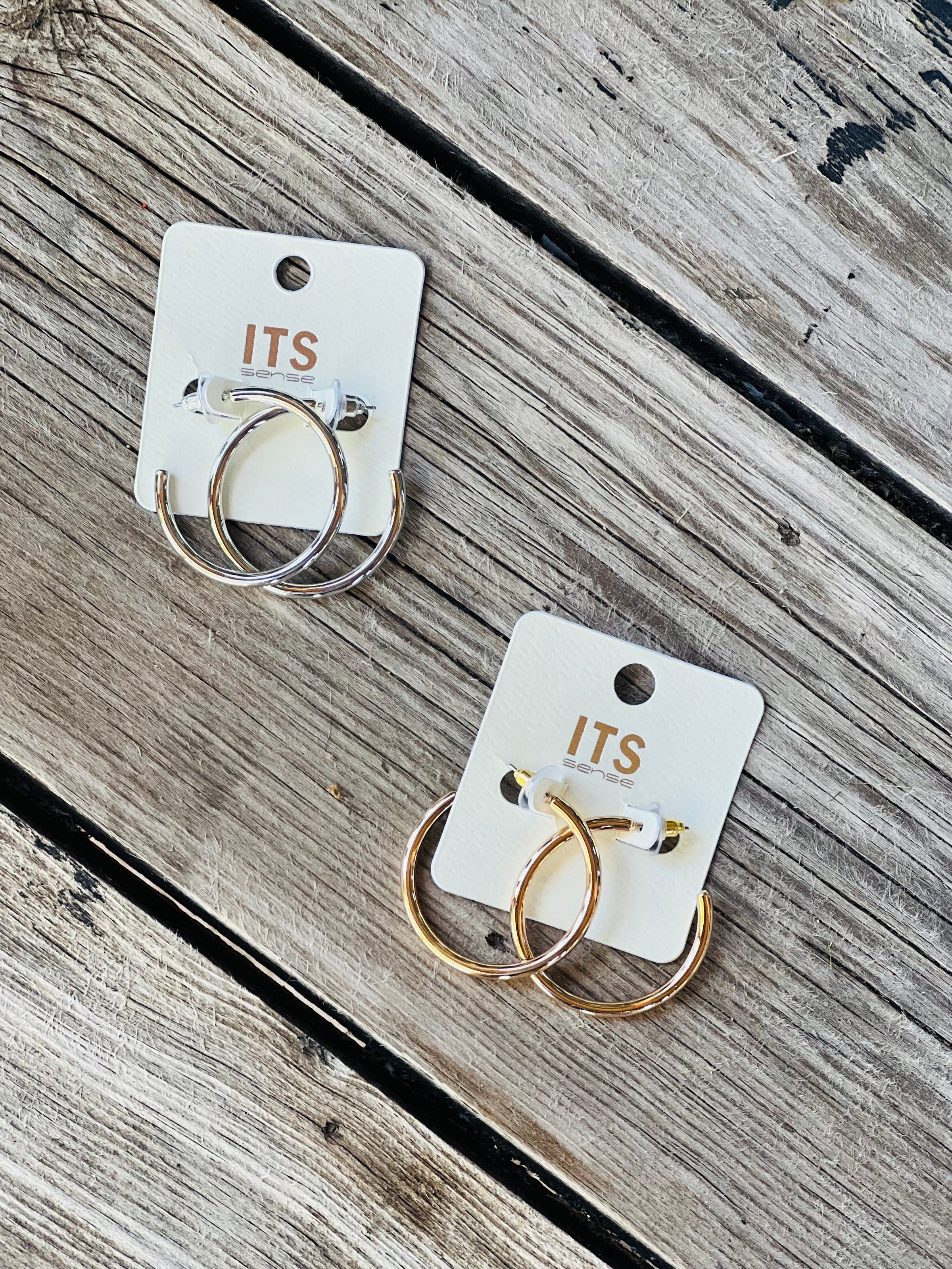 It’s Basic Hoop Earrings