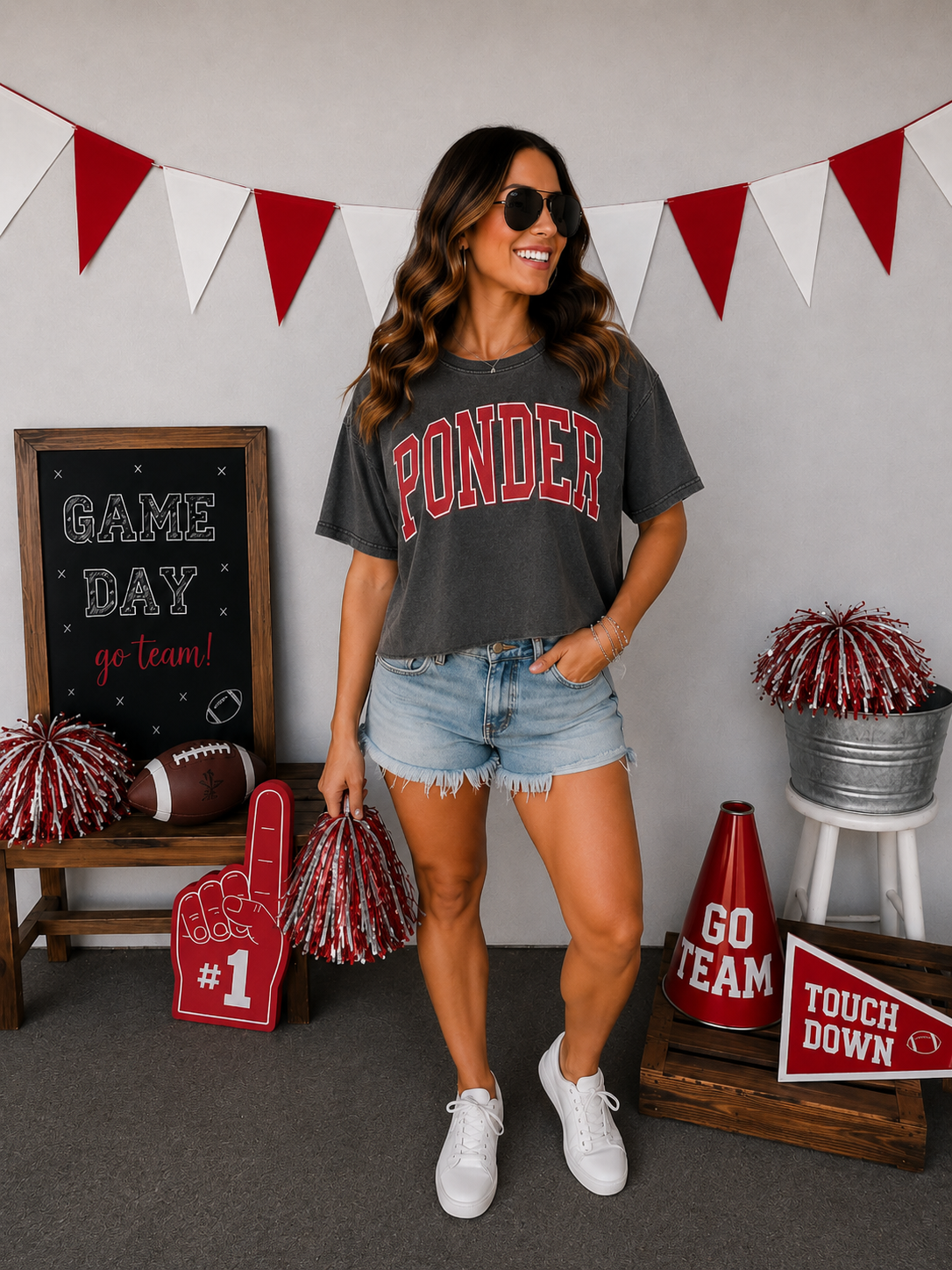 Ponder Boxy Conservative Crop