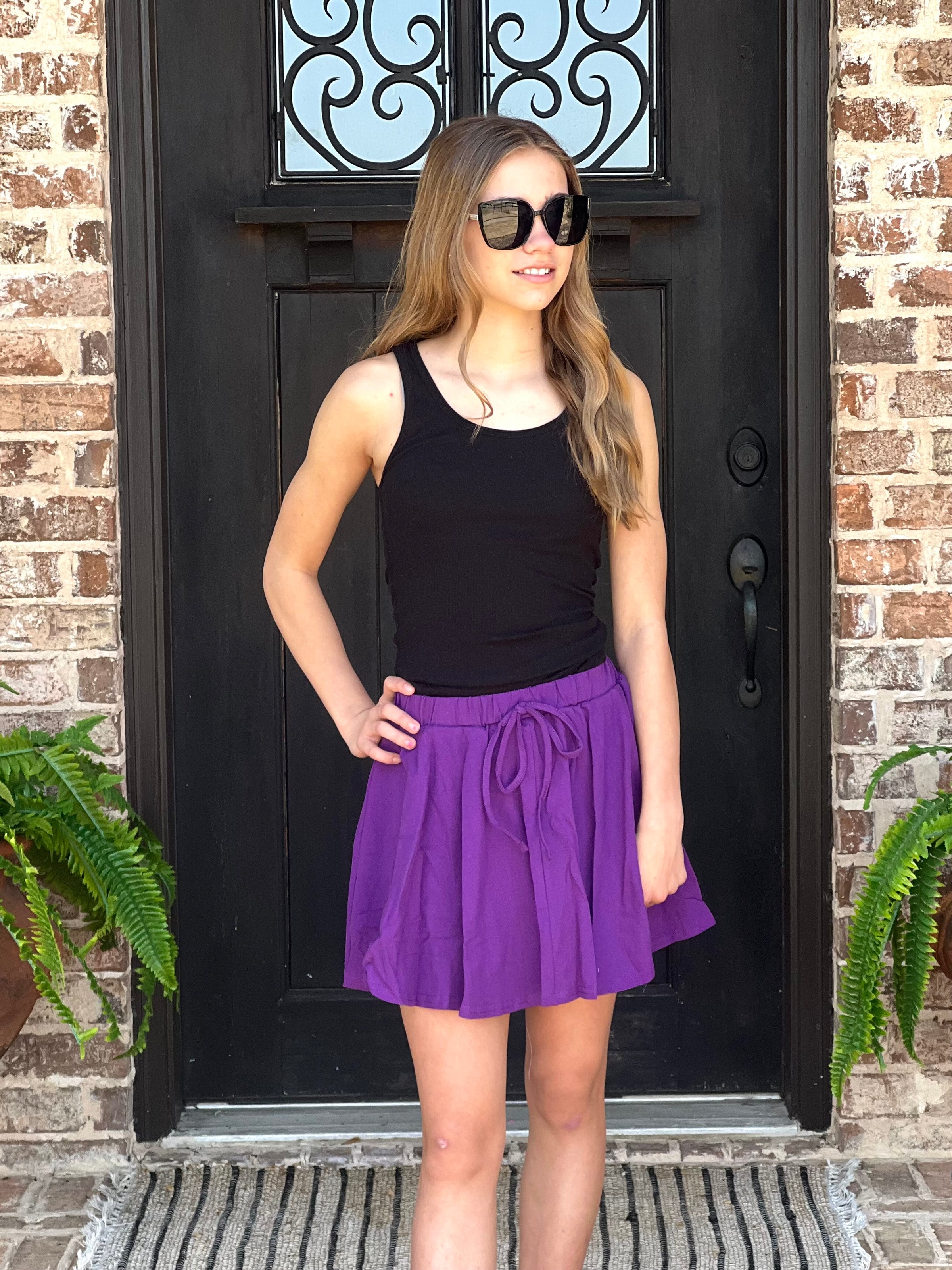 Black Stretchy Ribbed Racerback Tank