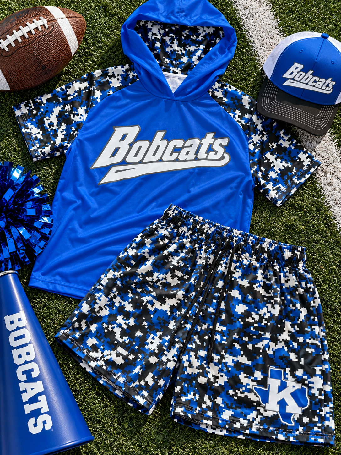 REORDER | Bobcats Digital Camo Performance Hoodie