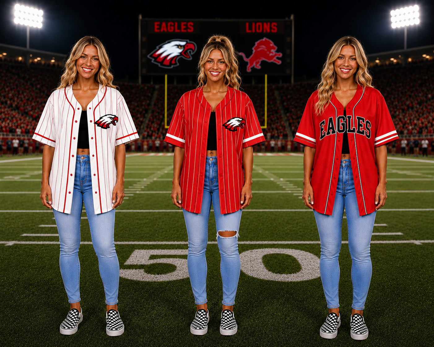 PREORDER | Argyle Mixed Baseball Style Jerseys **ETA 4-6weeks