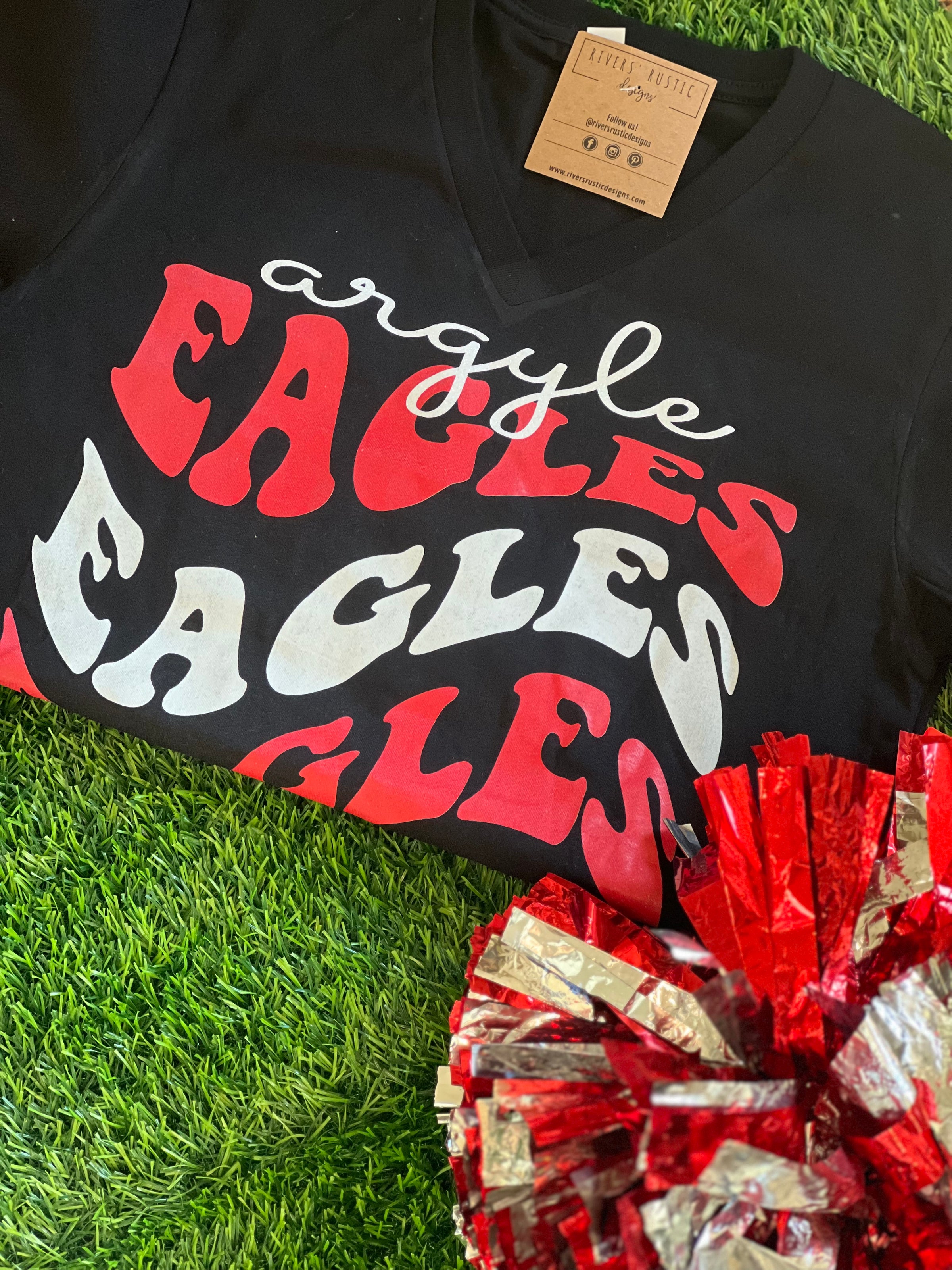 Argyle Eagles Retro Spirit Tee