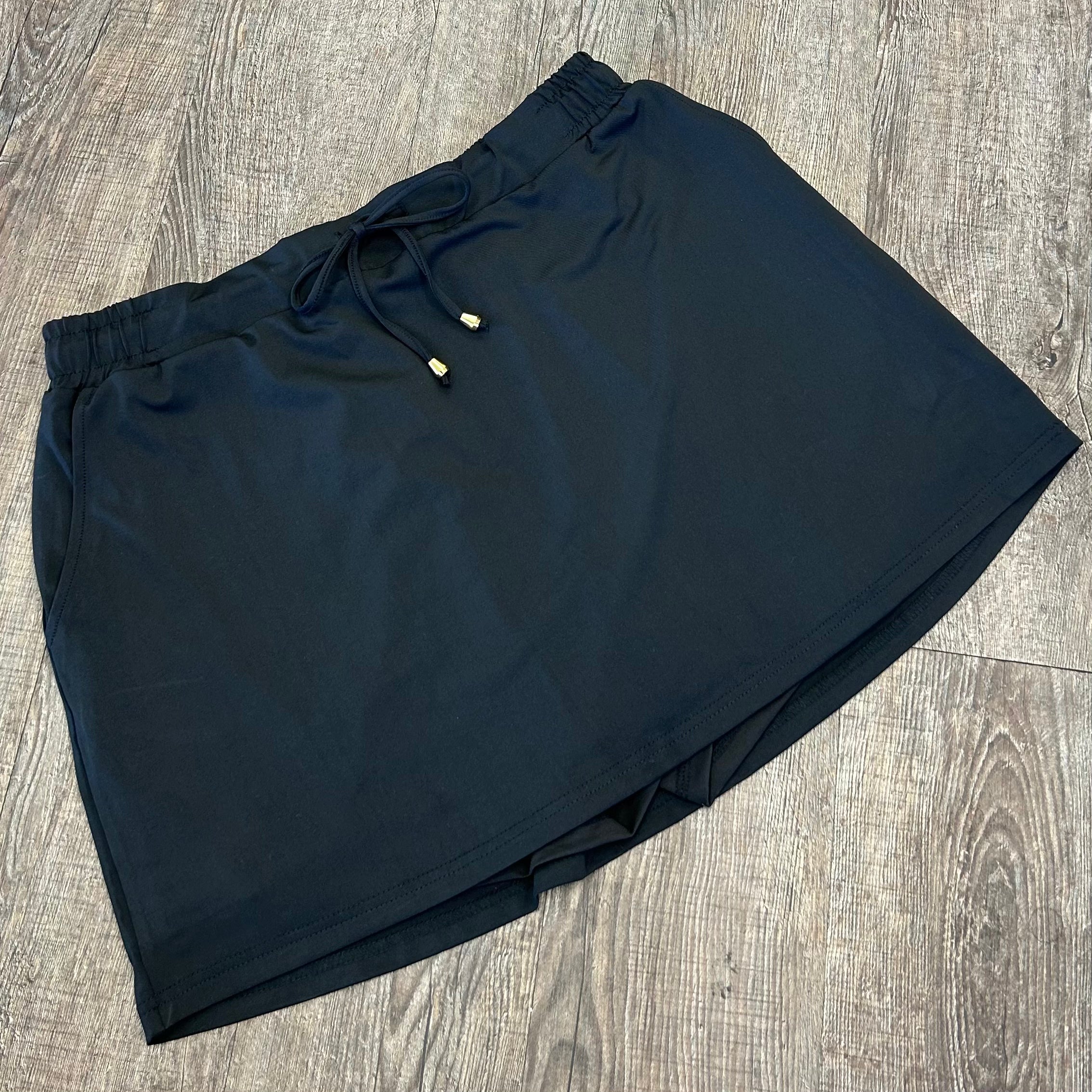 After Dark Black Skort