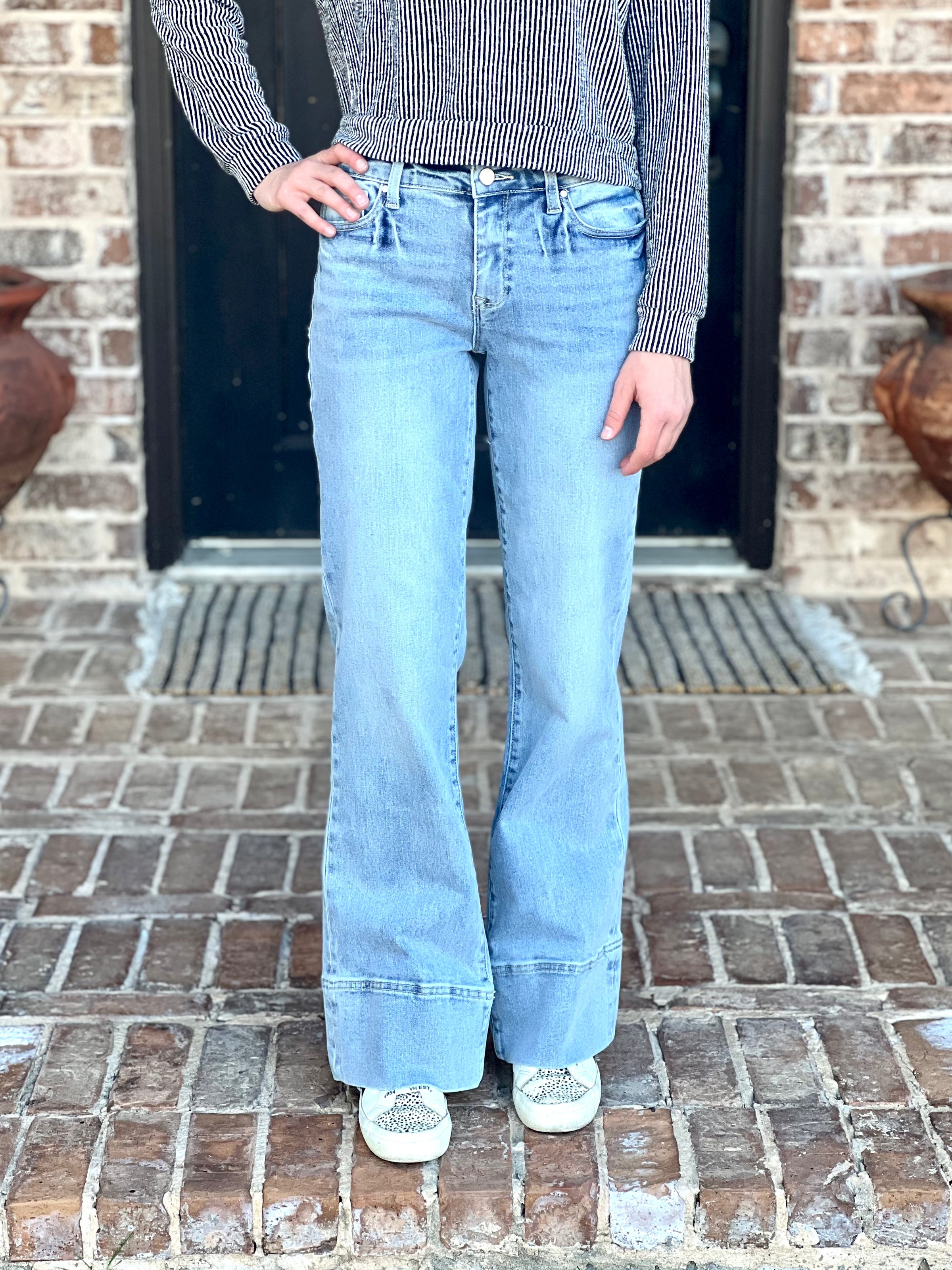 Petra | High Rise Trouser Wide Leg Jeans