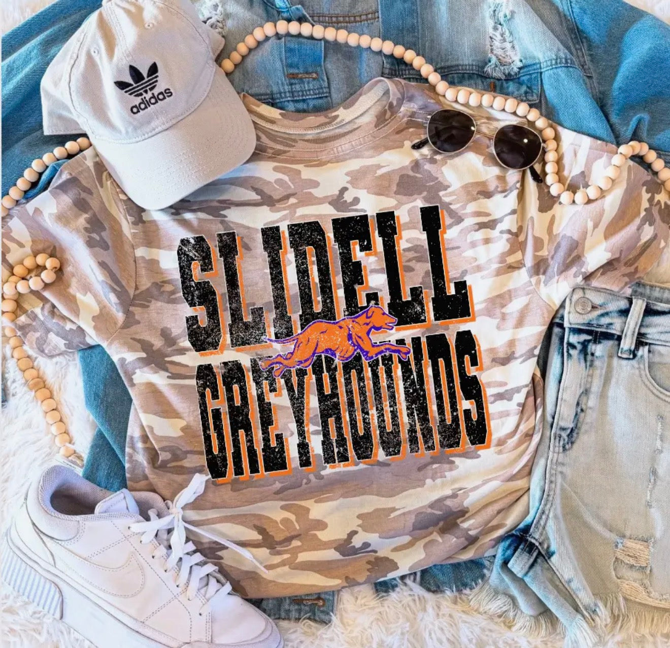 PREORDER | Slidell Greyhounds Camo Tee