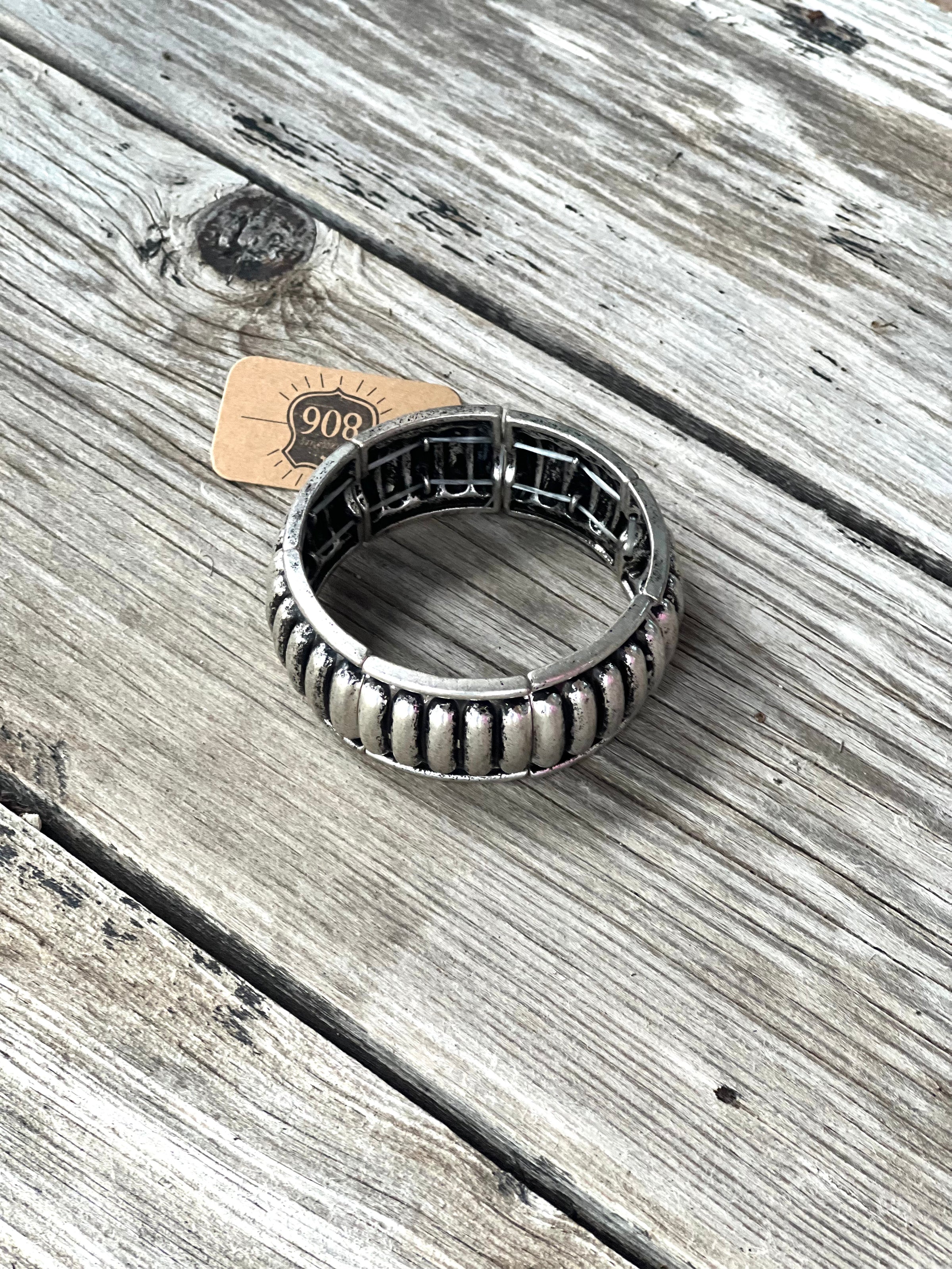 Silver Western Cuff Bracelet