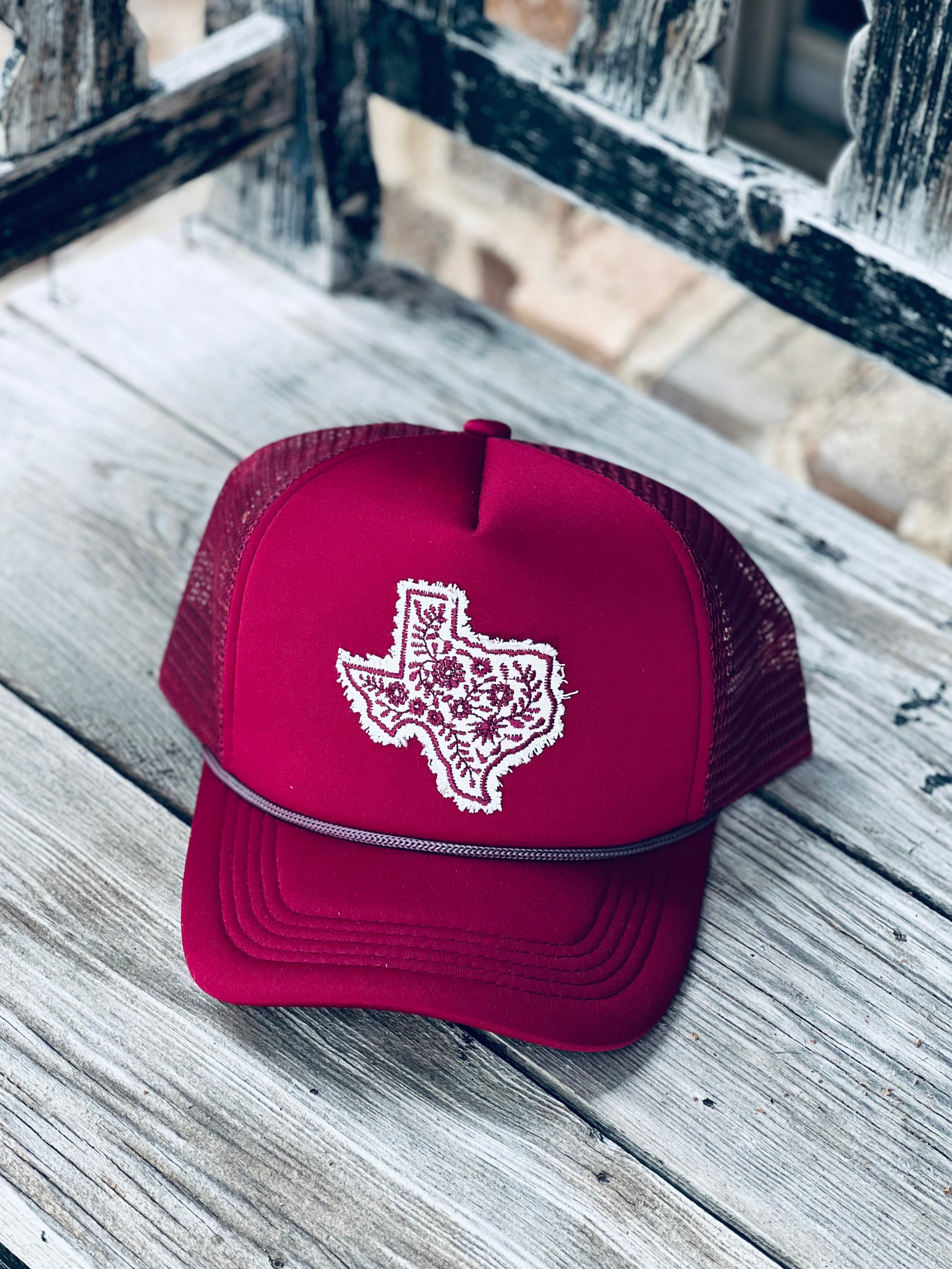 Texas Floral Patch Hat