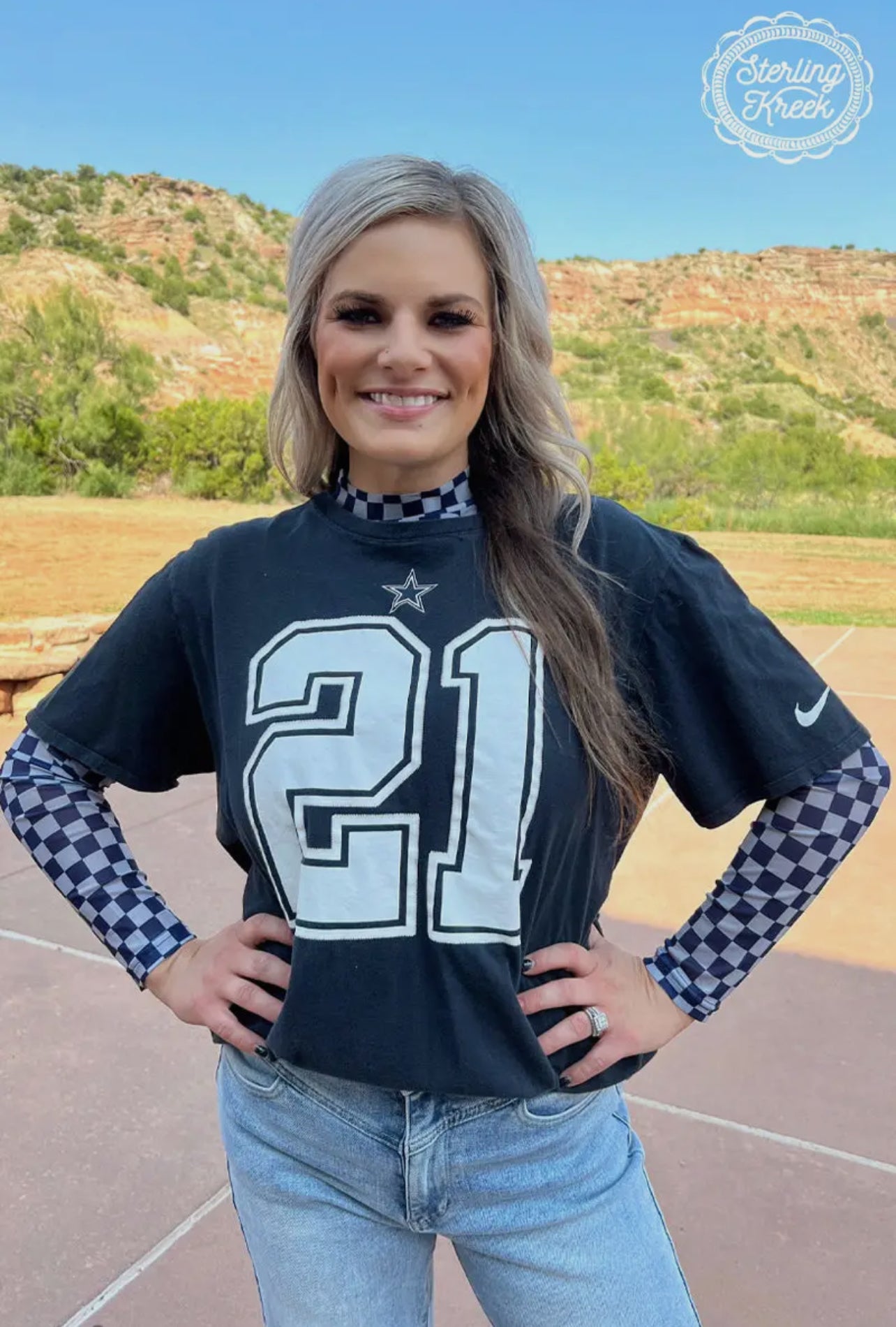 Cowboy Cutie Mesh Top