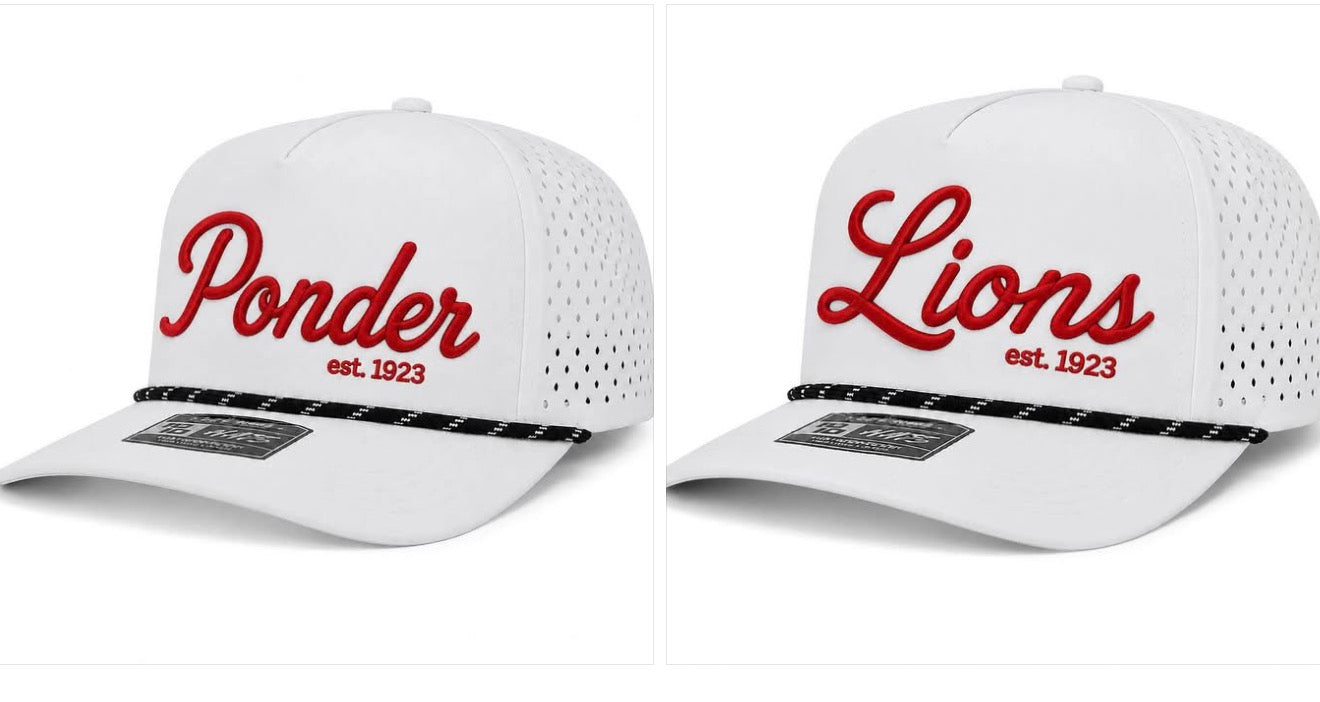 PREORDER | White Embroidered Performance Rope Hat