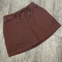 Solid Chocolate Skort