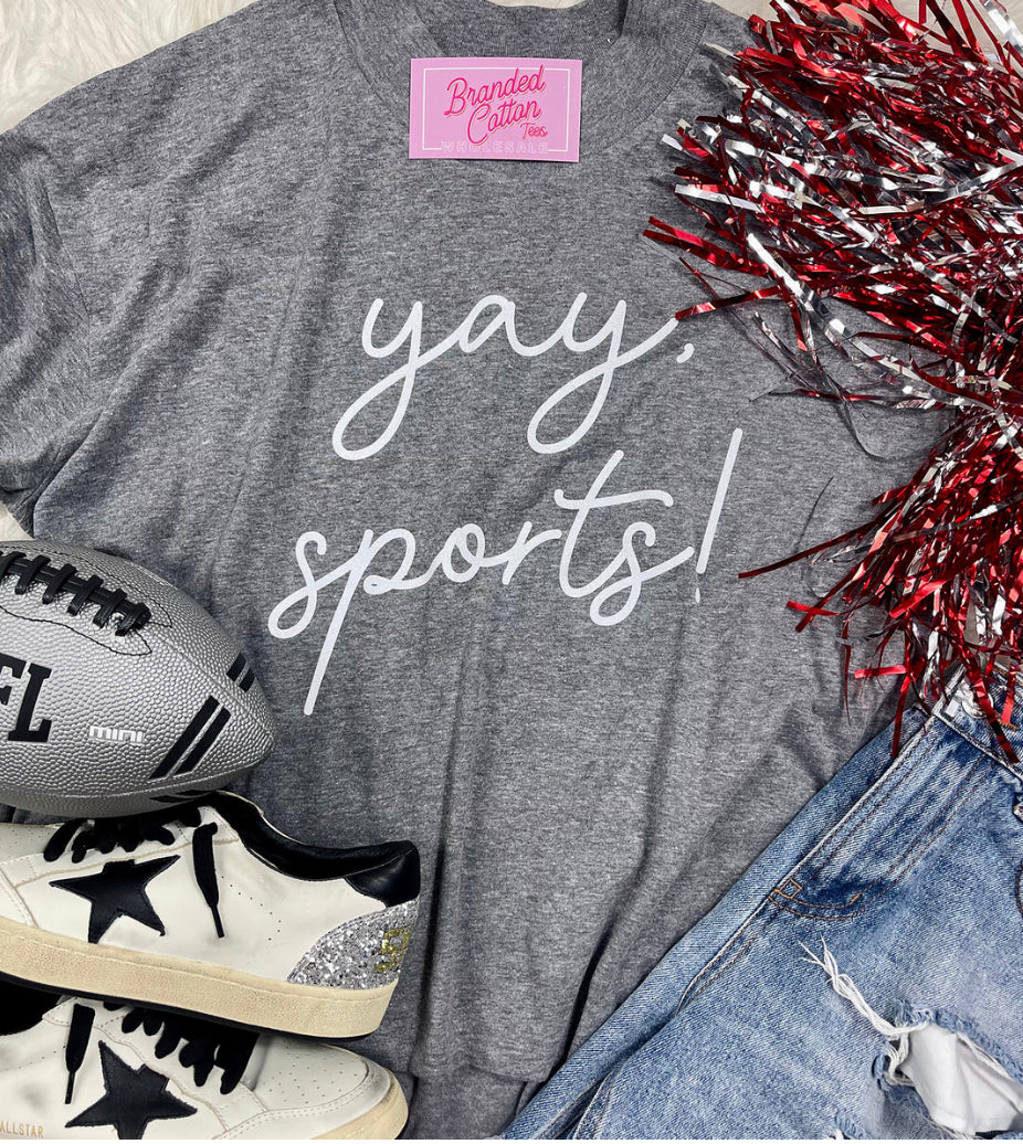Glitter Yay Sports Ladies Fit Tee