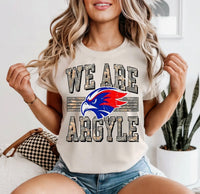 We are Argyle RedHawks Camo Tee
