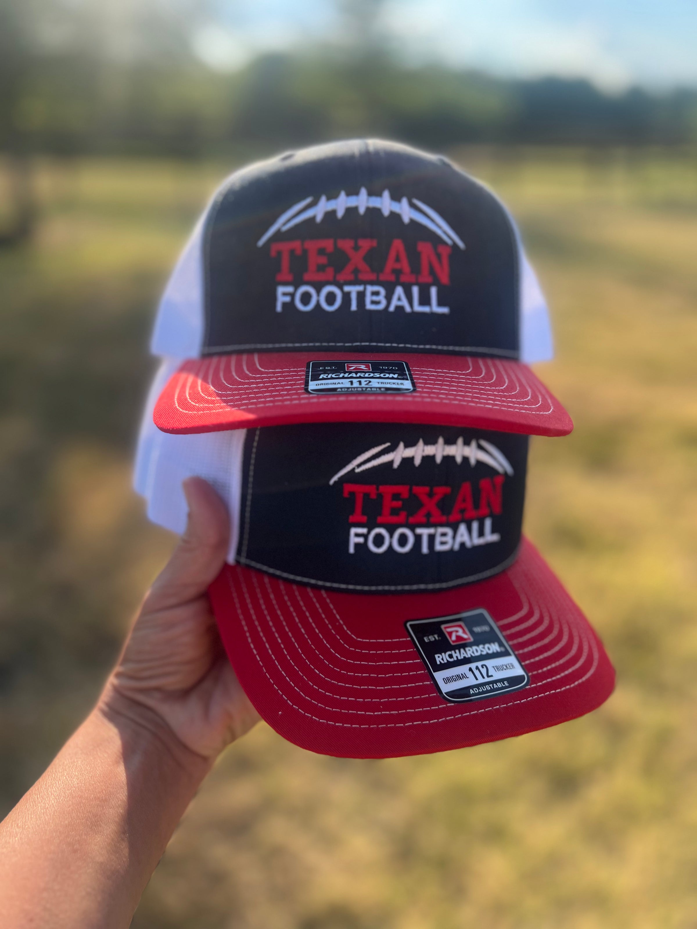 Texan Football Embroidered Richardson Hat