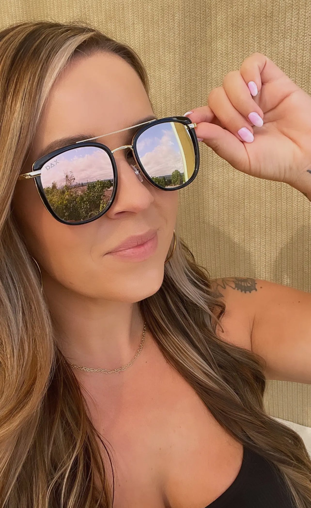 Ivy Gold Glasses
